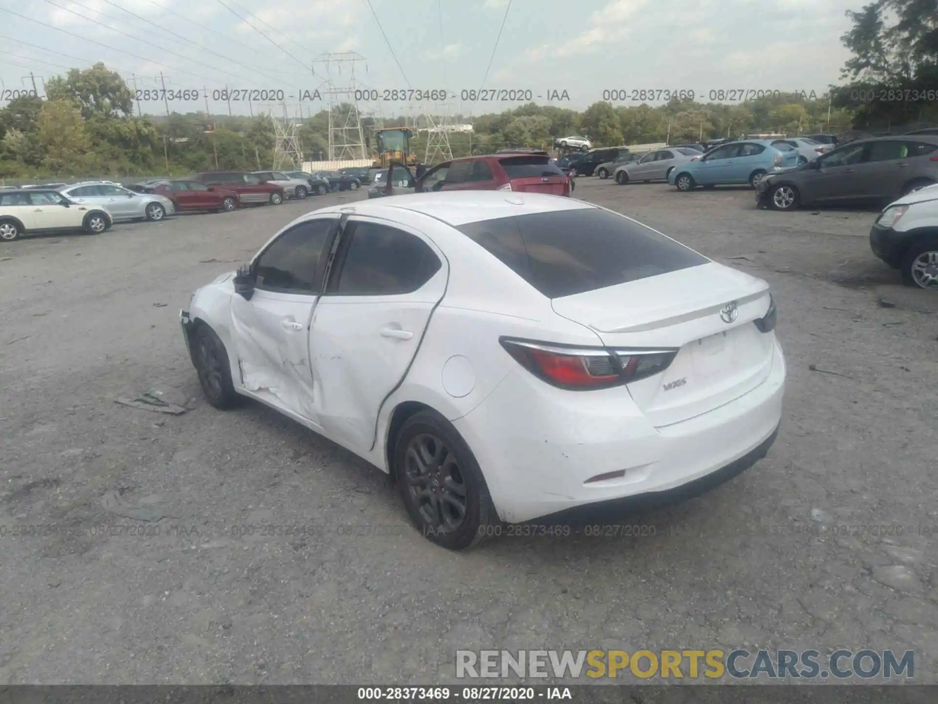 3 Photograph of a damaged car 3MYDLBYV7KY500414 TOYOTA YARIS SEDAN 2019