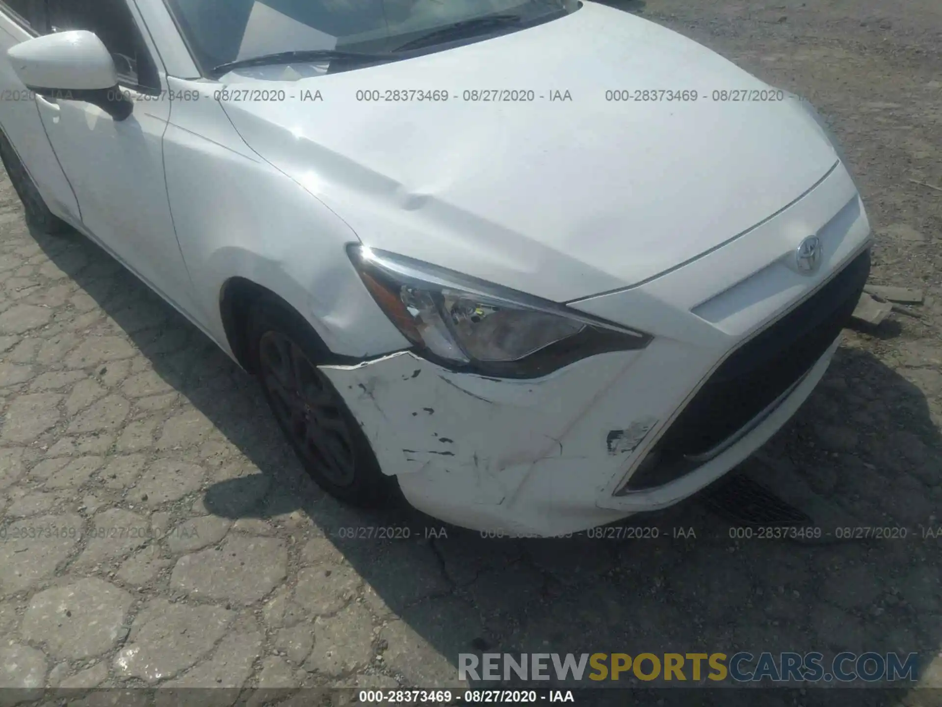 6 Photograph of a damaged car 3MYDLBYV7KY500414 TOYOTA YARIS SEDAN 2019