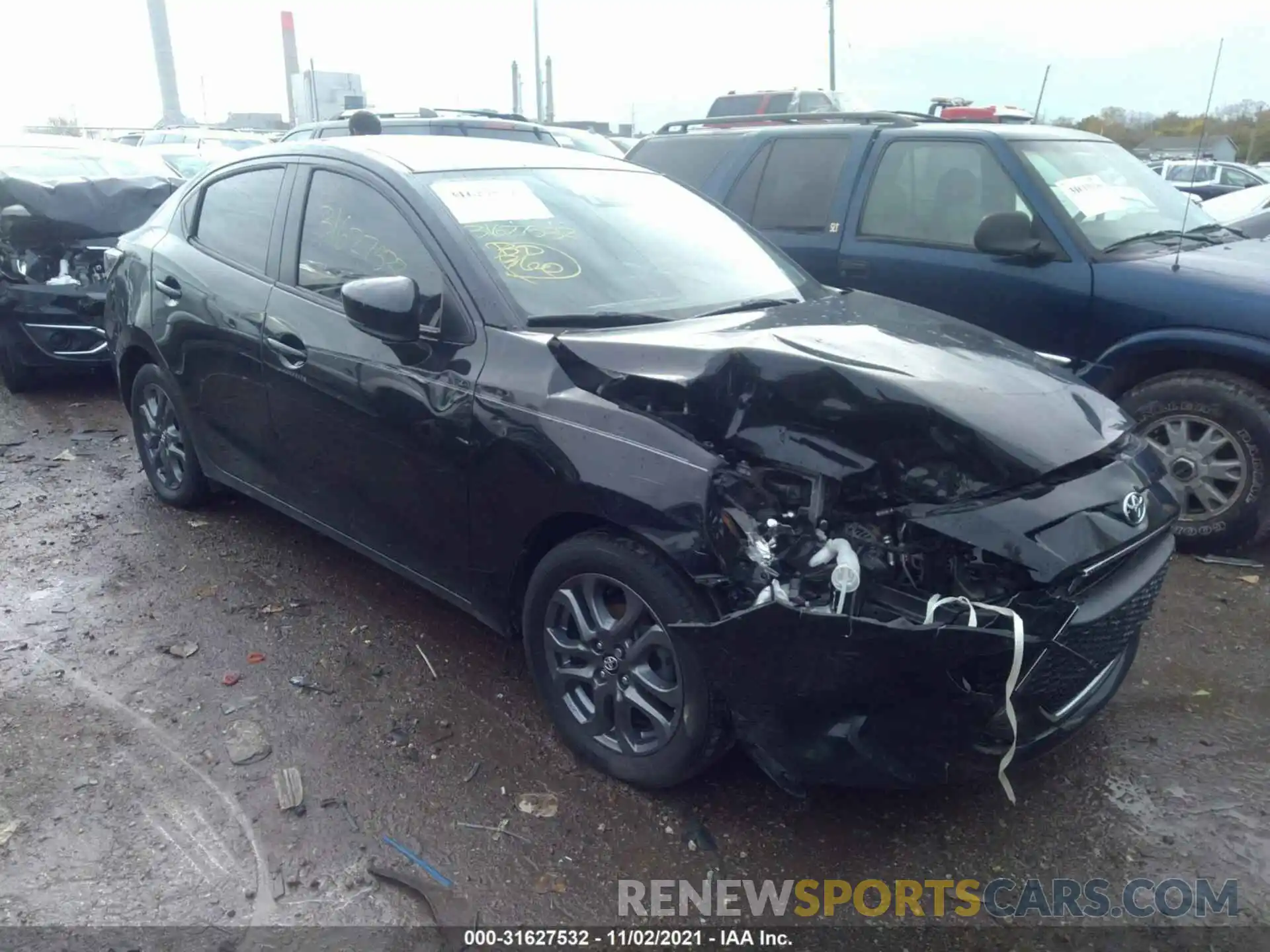 1 Photograph of a damaged car 3MYDLBYV7KY502342 TOYOTA YARIS SEDAN 2019