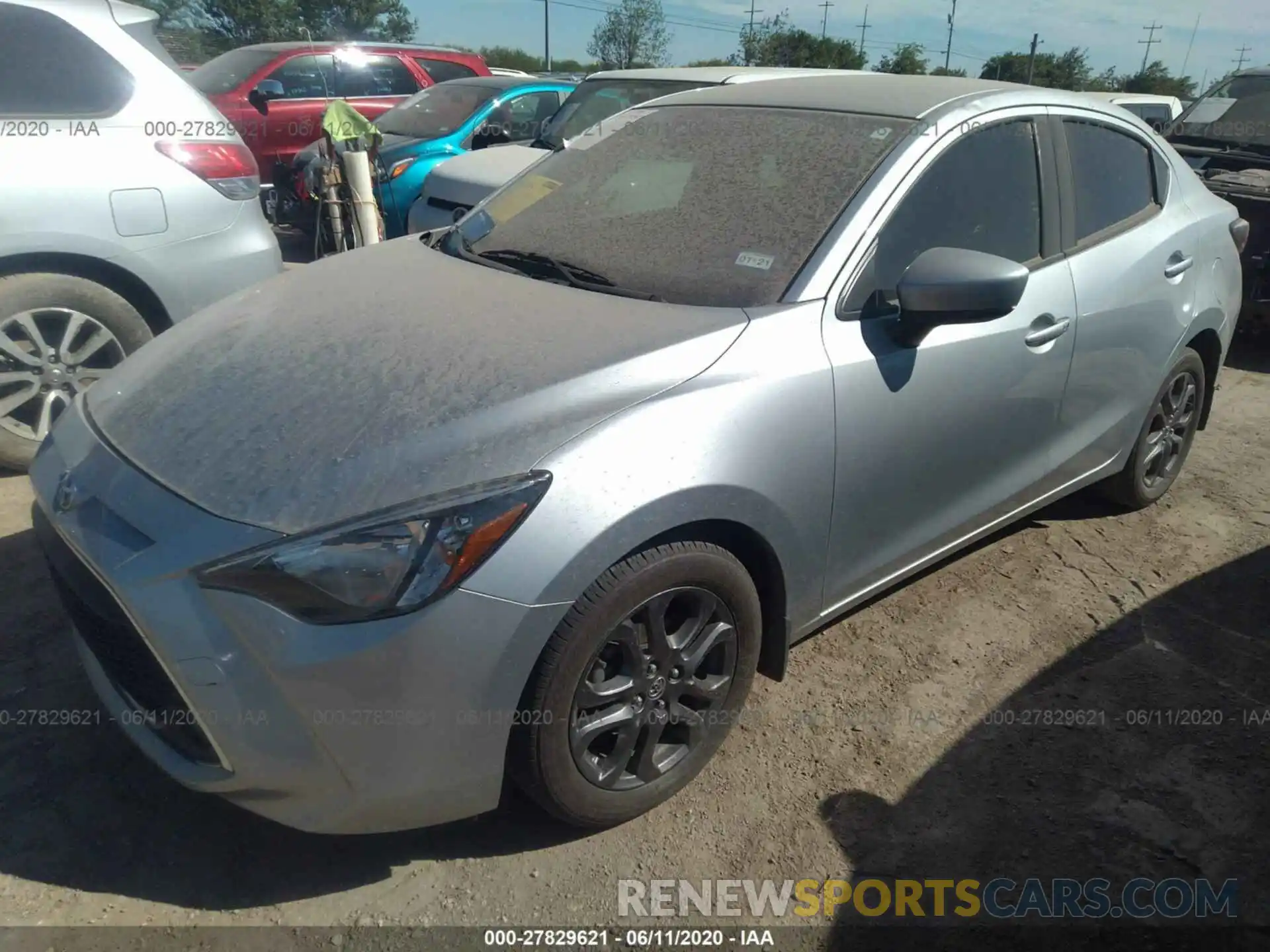 2 Photograph of a damaged car 3MYDLBYV7KY504088 TOYOTA YARIS SEDAN 2019