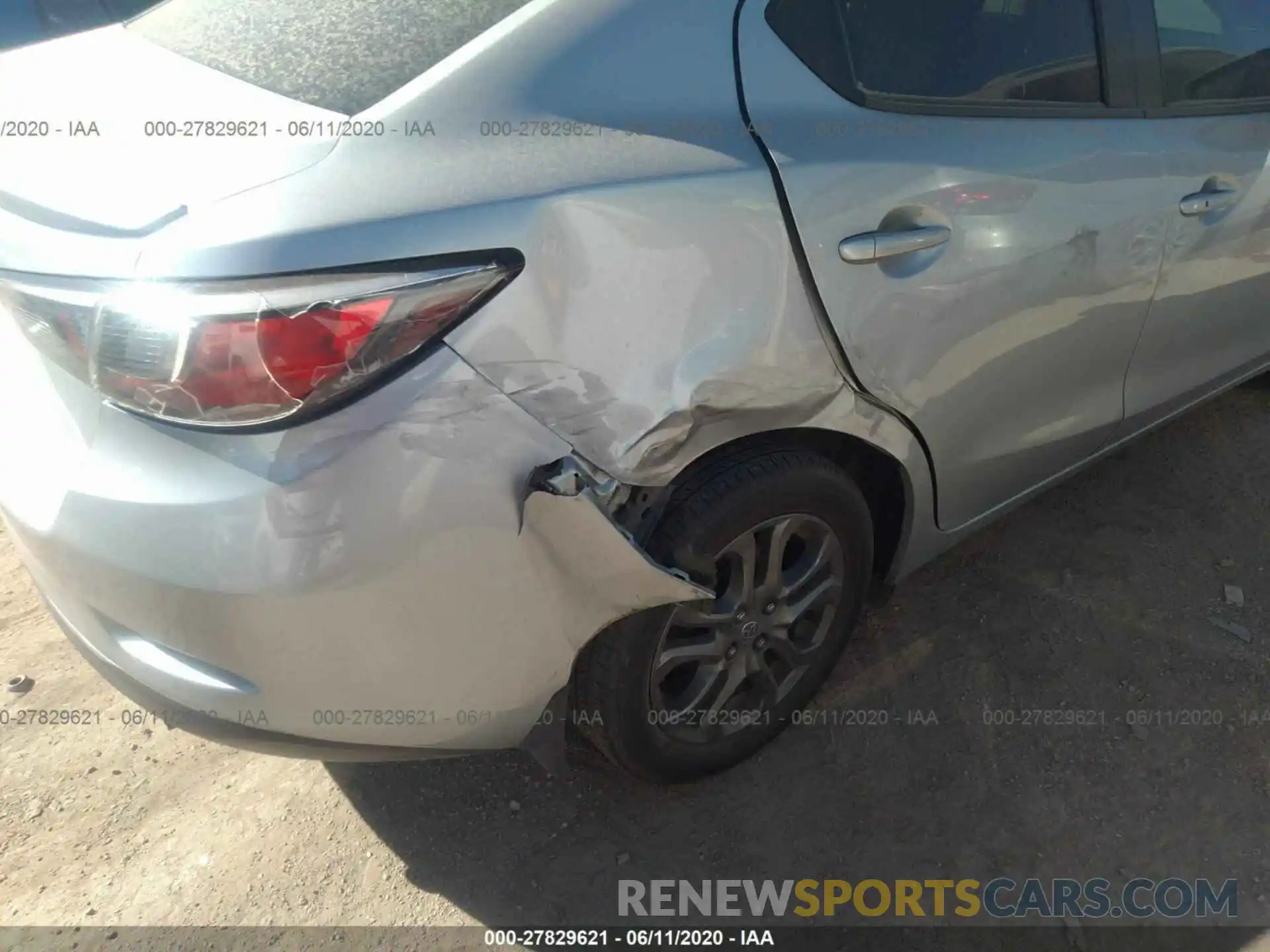 6 Photograph of a damaged car 3MYDLBYV7KY504088 TOYOTA YARIS SEDAN 2019