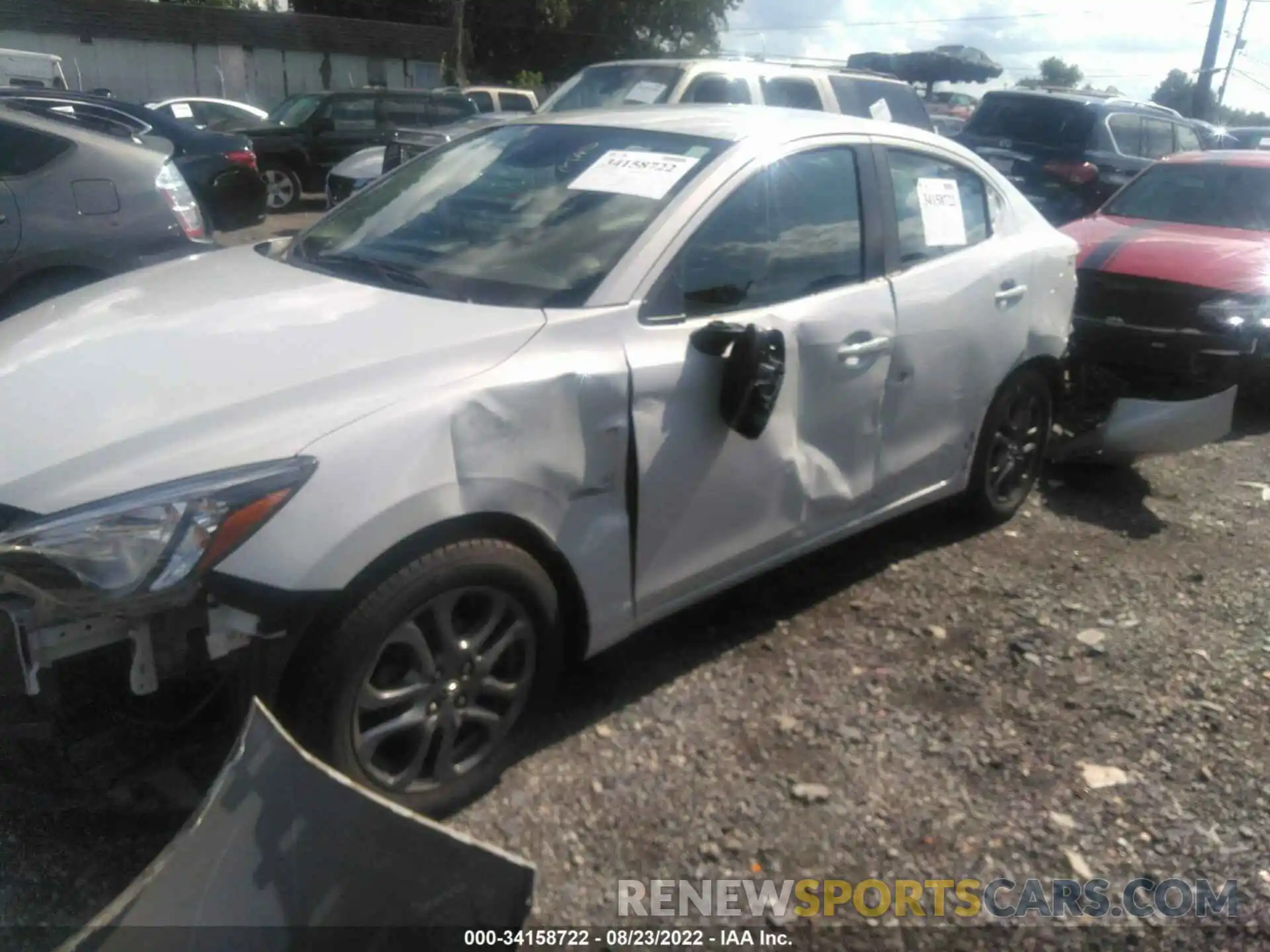 6 Photograph of a damaged car 3MYDLBYV7KY504771 TOYOTA YARIS SEDAN 2019