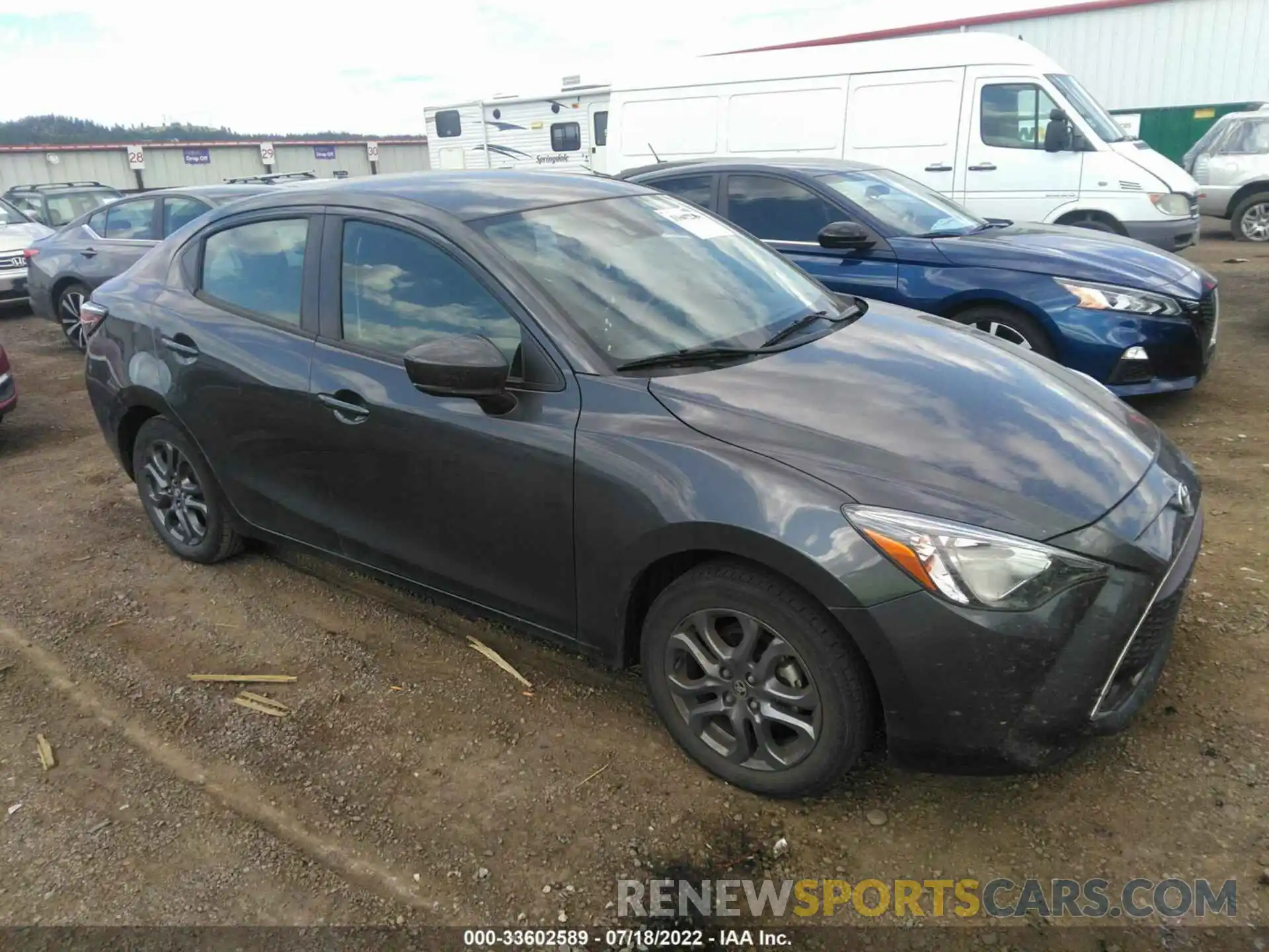 1 Photograph of a damaged car 3MYDLBYV7KY506066 TOYOTA YARIS SEDAN 2019