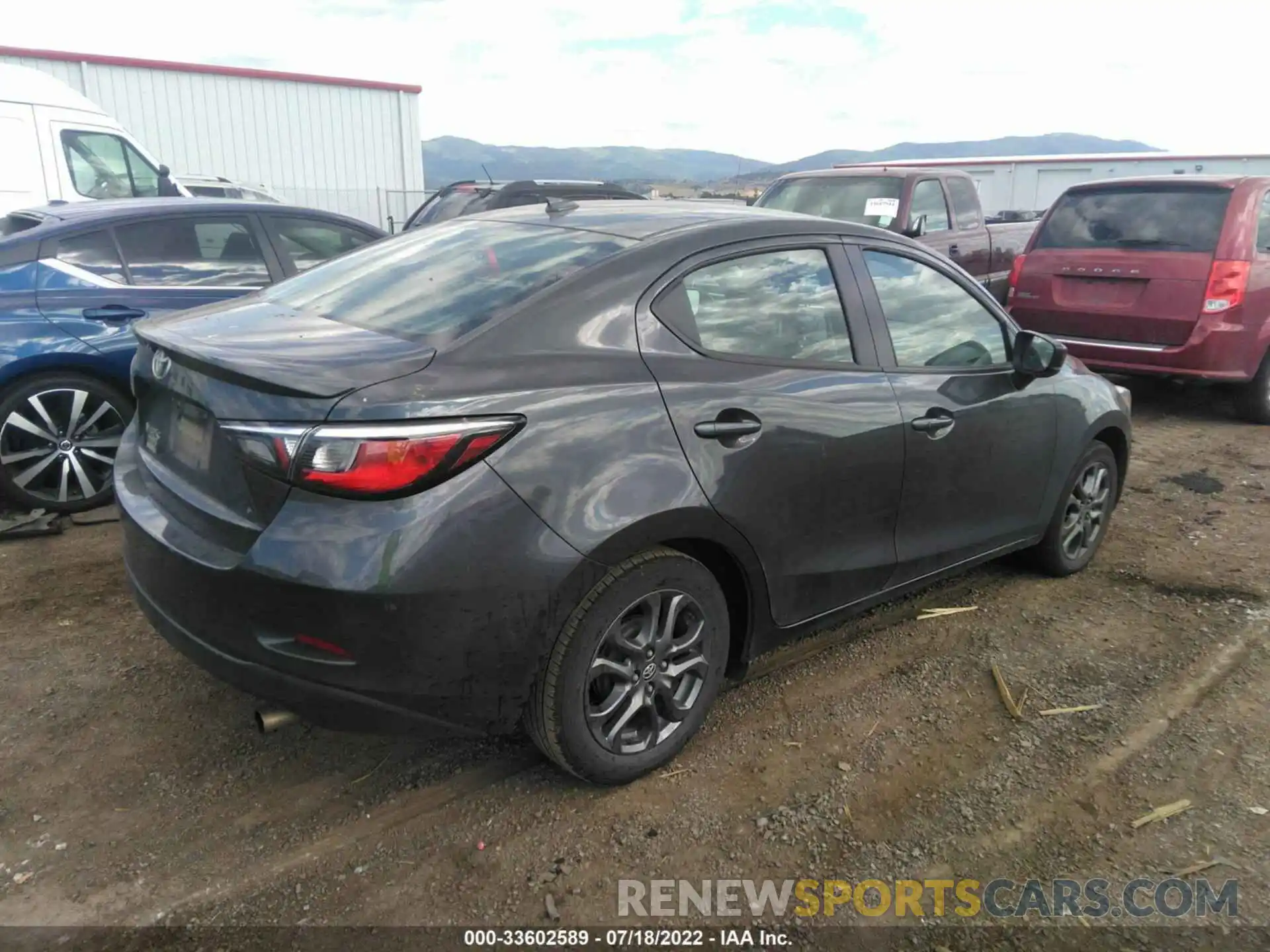 4 Photograph of a damaged car 3MYDLBYV7KY506066 TOYOTA YARIS SEDAN 2019