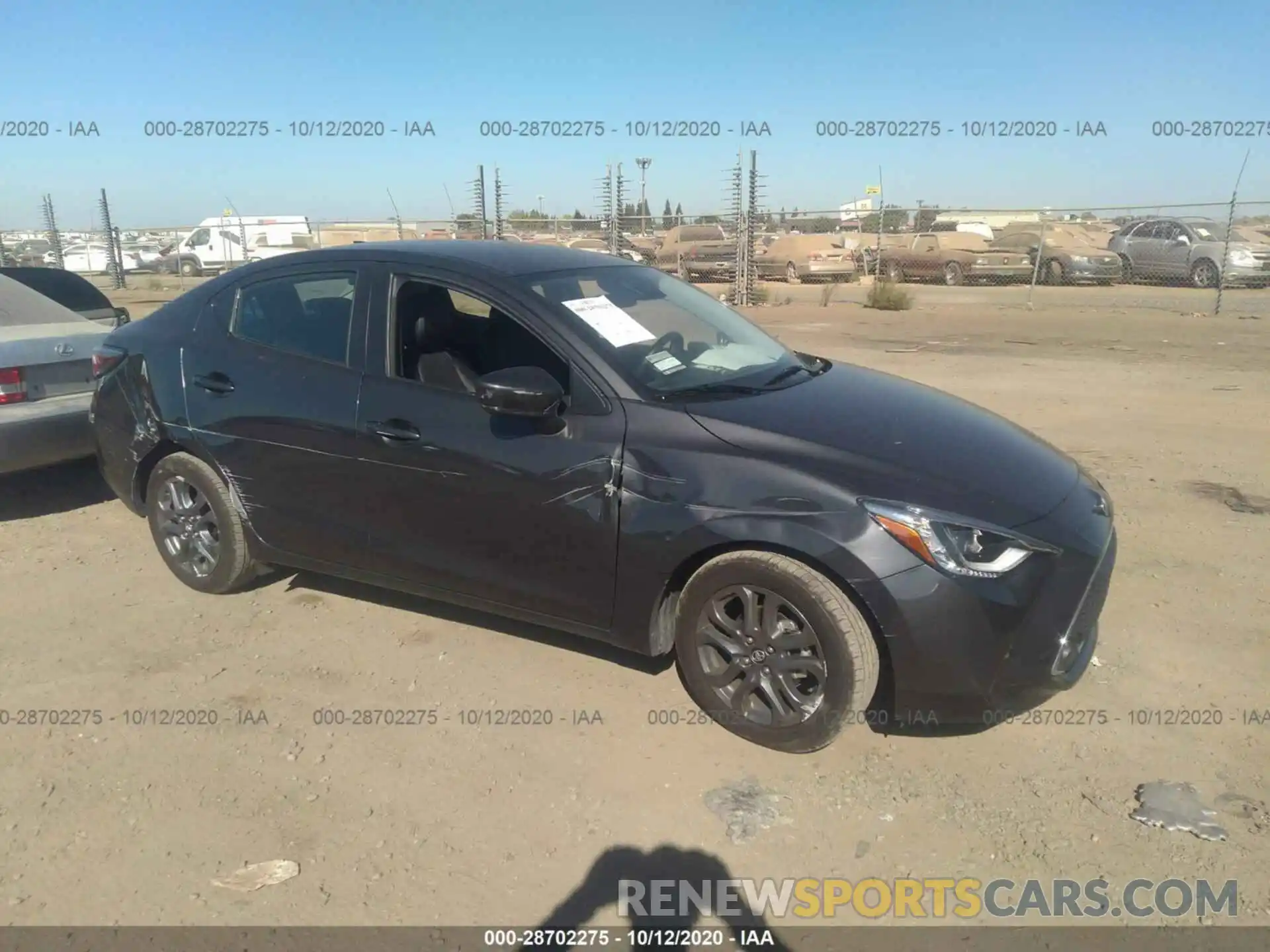 1 Photograph of a damaged car 3MYDLBYV7KY506729 TOYOTA YARIS SEDAN 2019