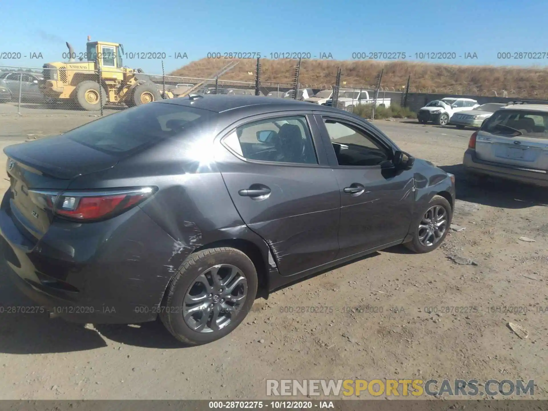 4 Photograph of a damaged car 3MYDLBYV7KY506729 TOYOTA YARIS SEDAN 2019