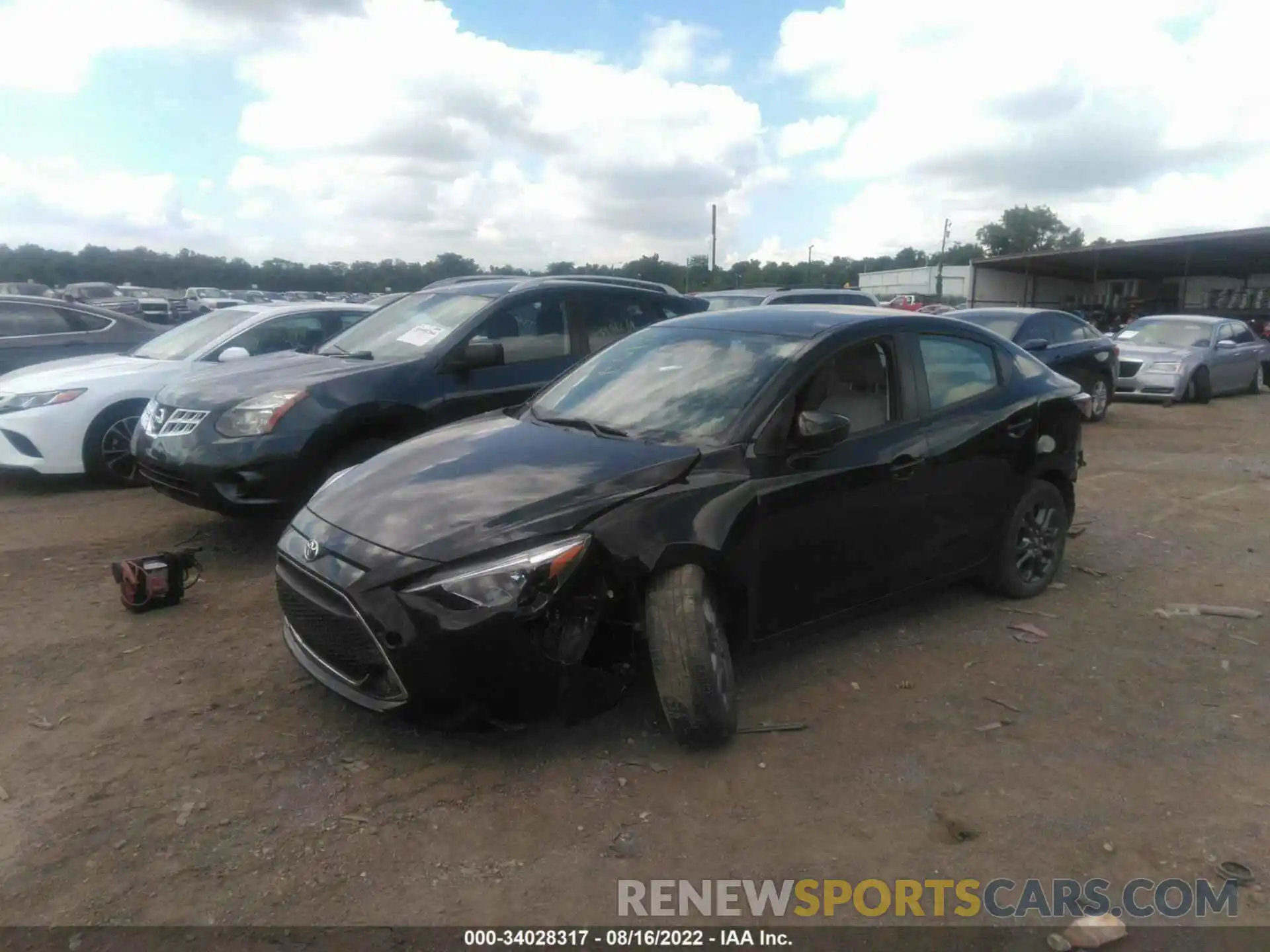 2 Photograph of a damaged car 3MYDLBYV7KY508478 TOYOTA YARIS SEDAN 2019