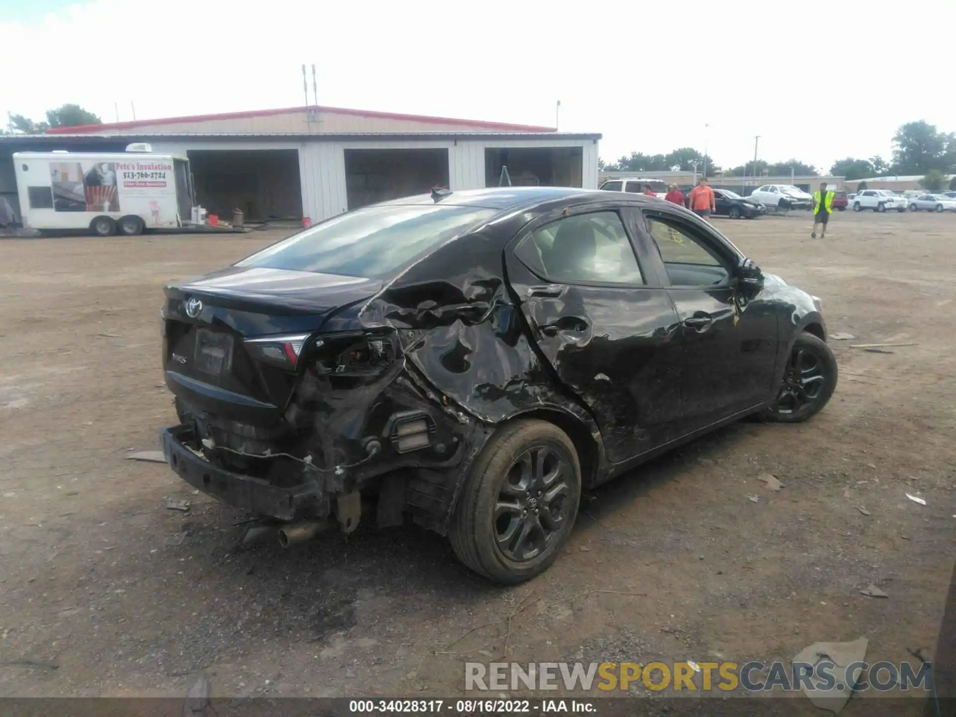 4 Photograph of a damaged car 3MYDLBYV7KY508478 TOYOTA YARIS SEDAN 2019