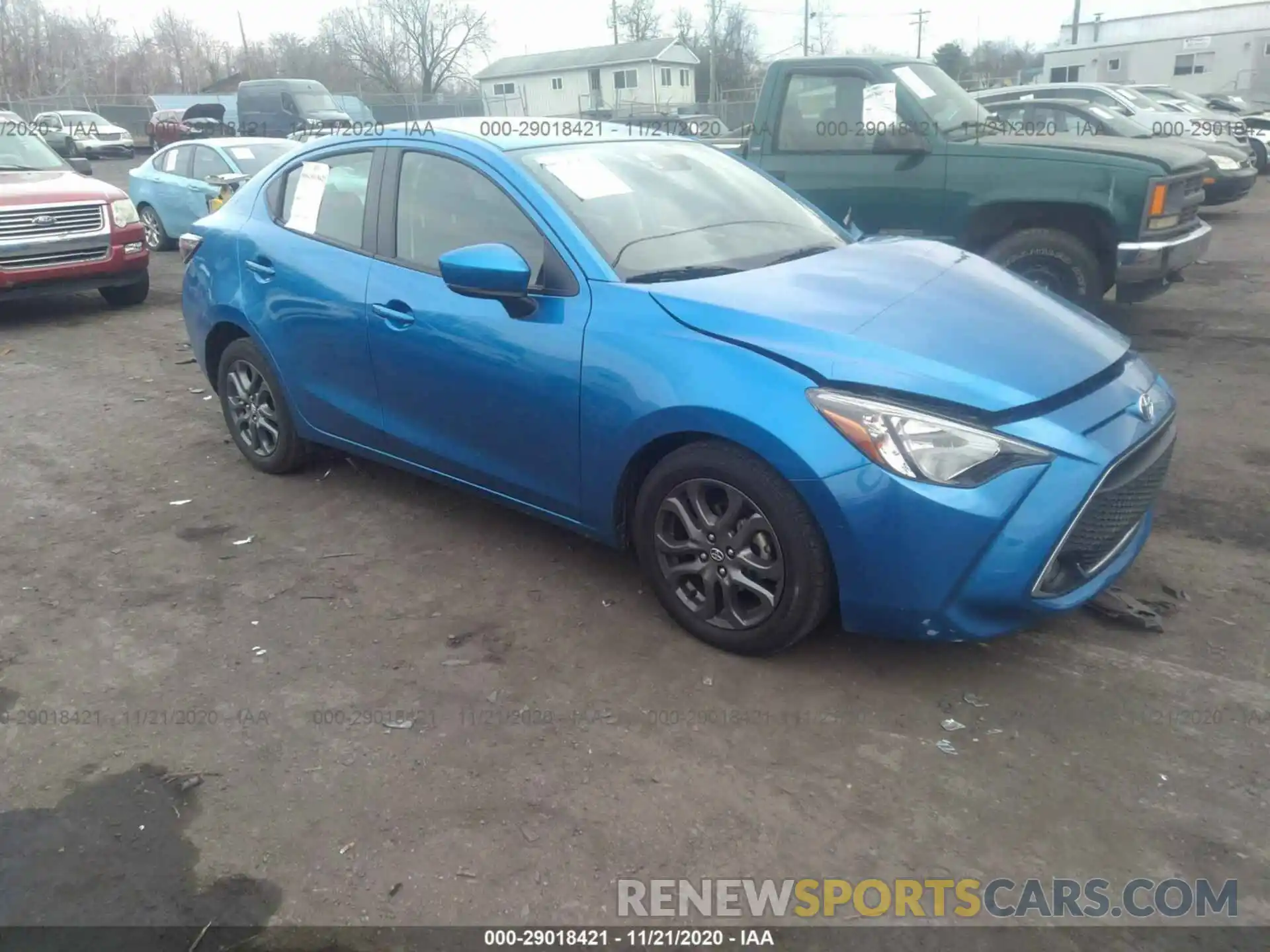 1 Photograph of a damaged car 3MYDLBYV7KY508688 TOYOTA YARIS SEDAN 2019