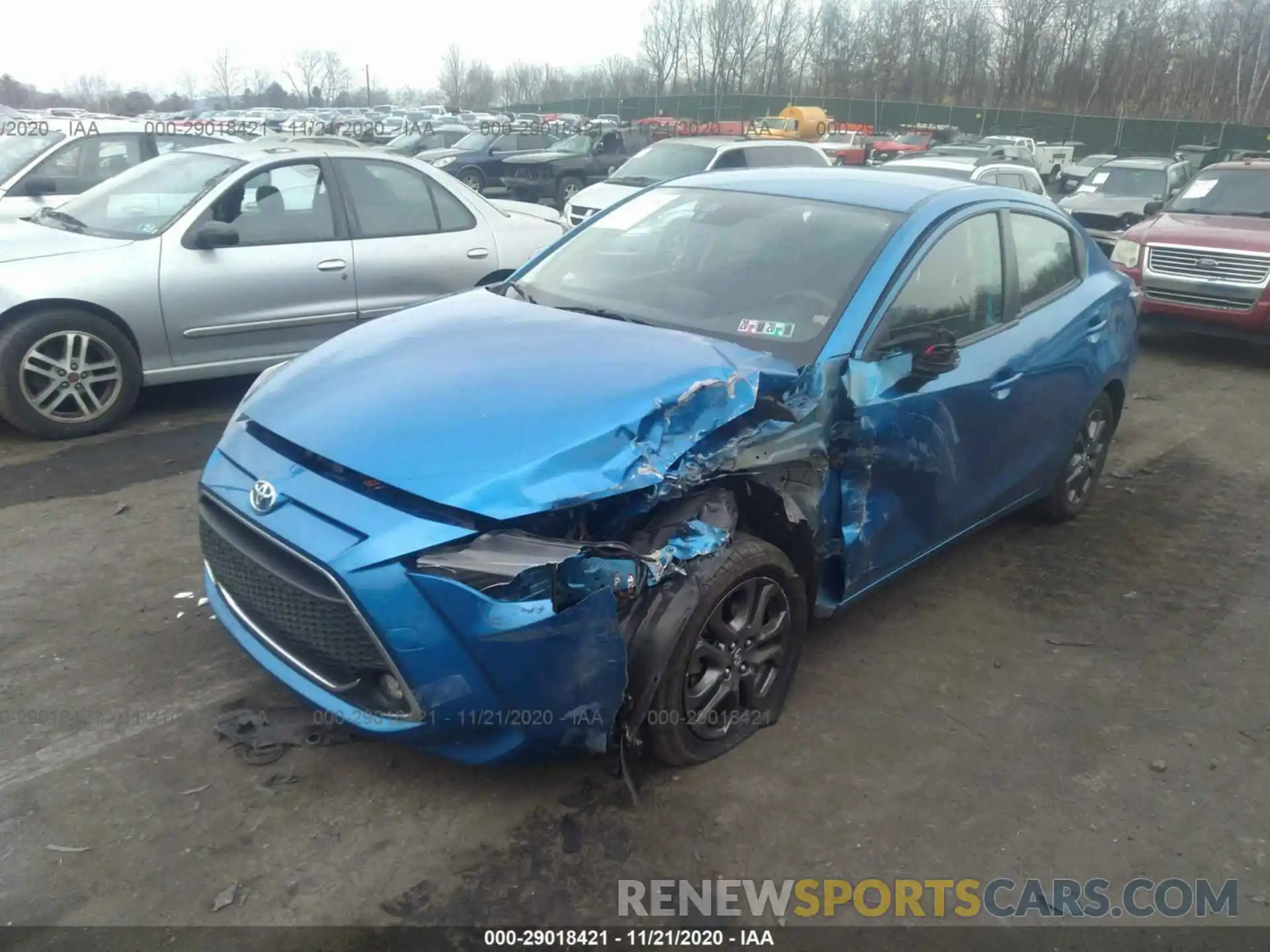 6 Photograph of a damaged car 3MYDLBYV7KY508688 TOYOTA YARIS SEDAN 2019