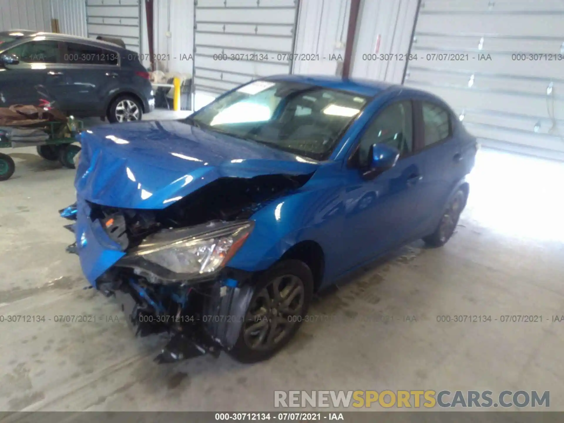 2 Photograph of a damaged car 3MYDLBYV7KY510361 TOYOTA YARIS SEDAN 2019