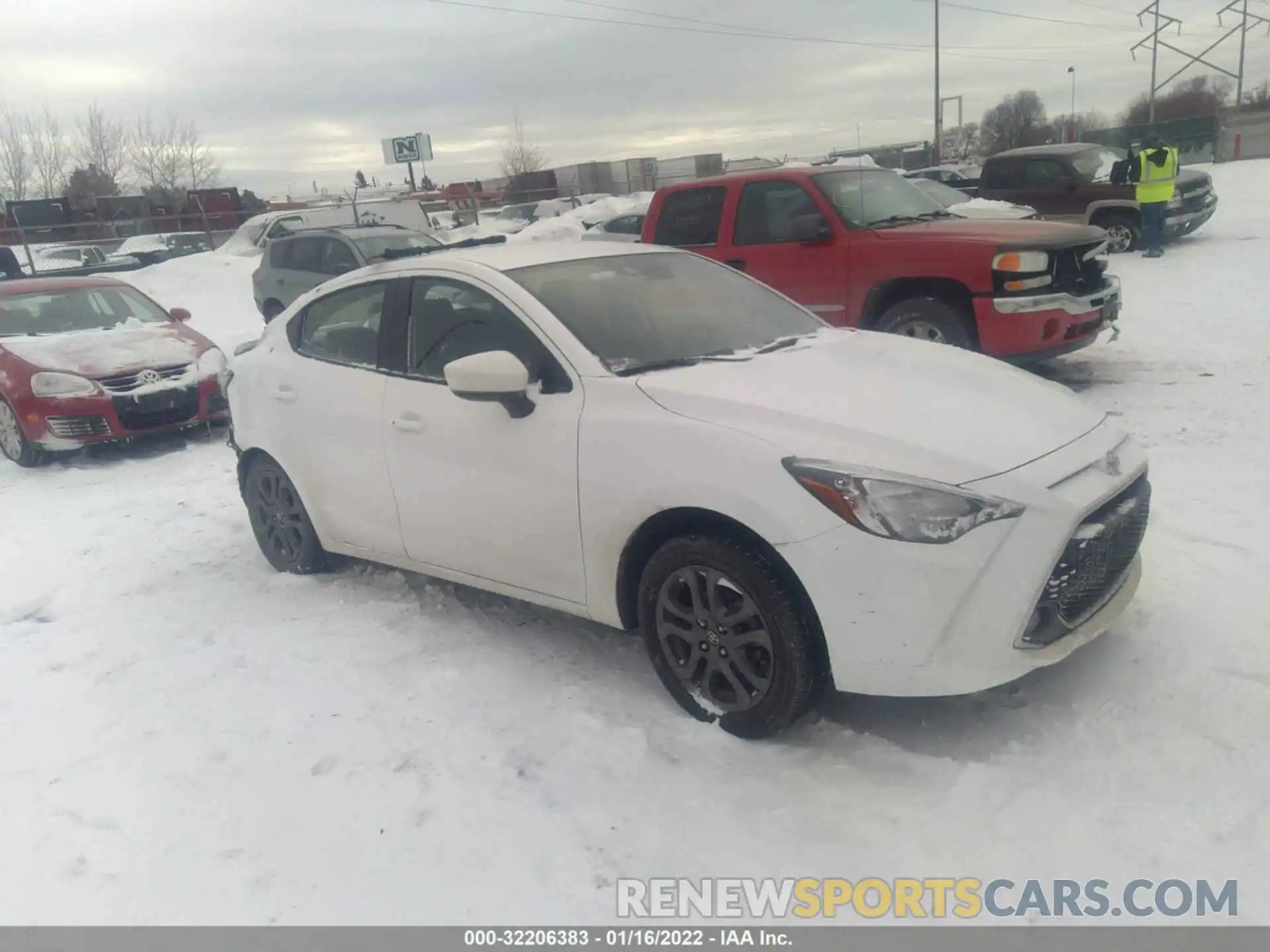 1 Photograph of a damaged car 3MYDLBYV7KY511011 TOYOTA YARIS SEDAN 2019