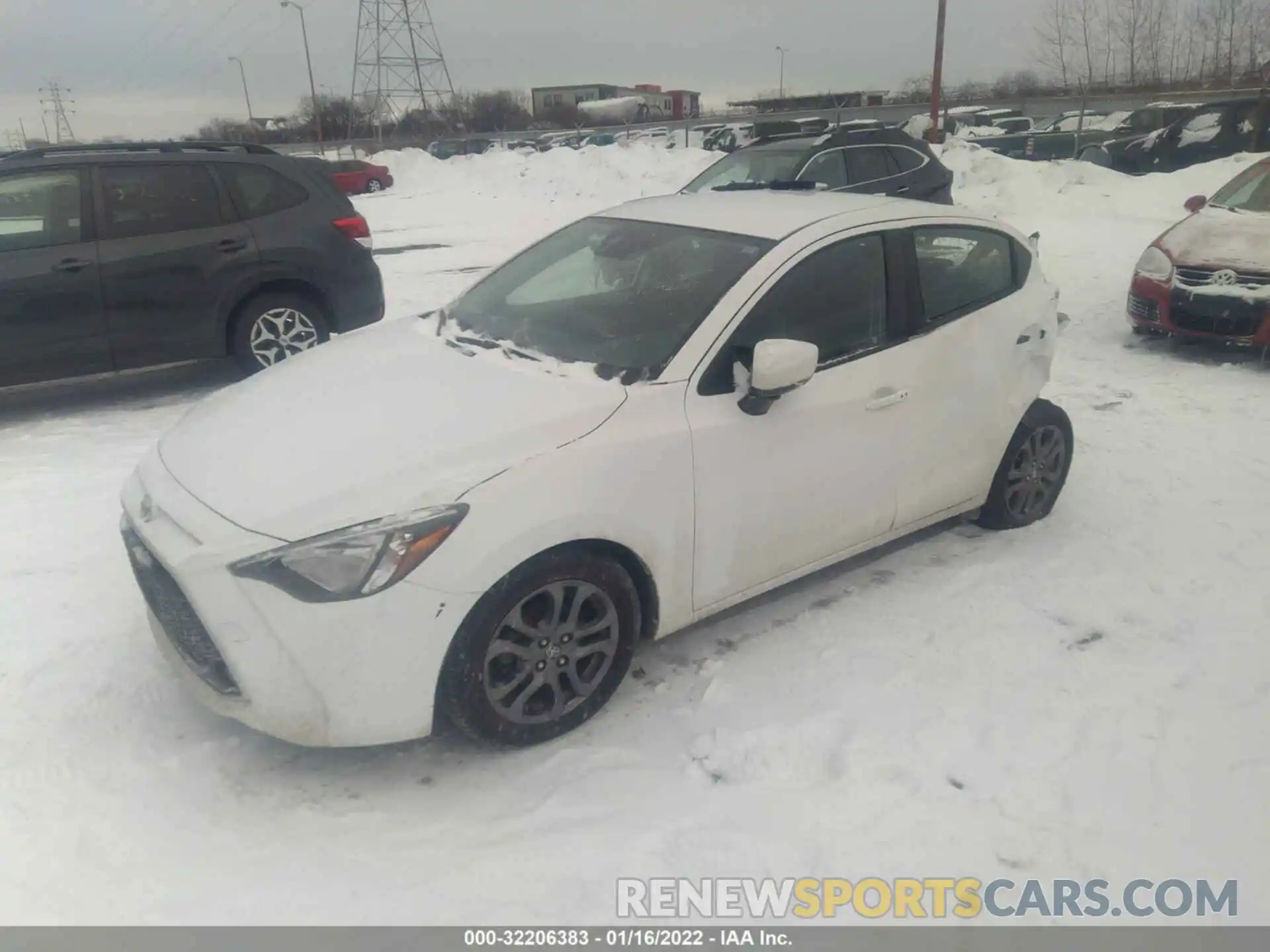 2 Photograph of a damaged car 3MYDLBYV7KY511011 TOYOTA YARIS SEDAN 2019