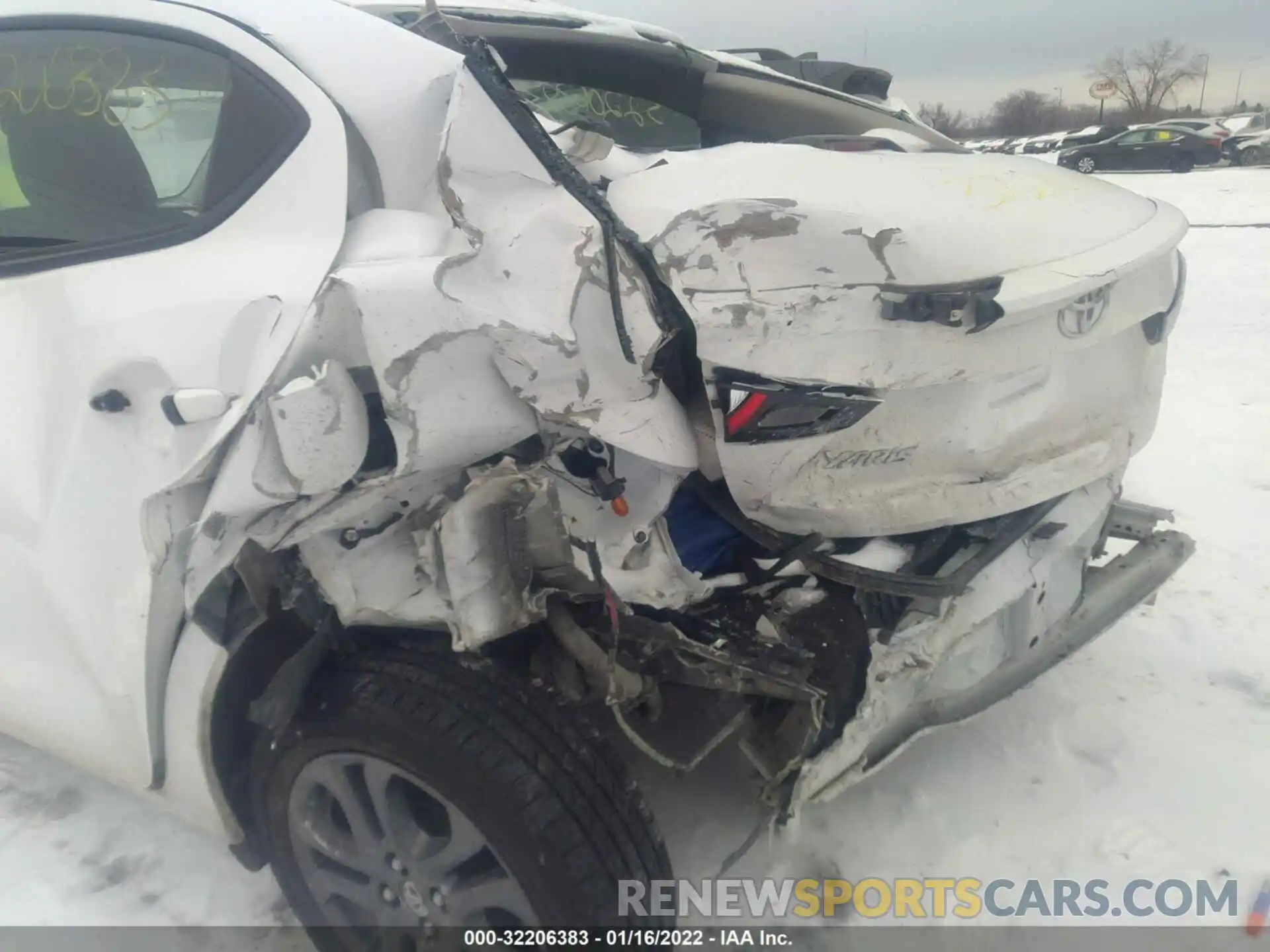 6 Photograph of a damaged car 3MYDLBYV7KY511011 TOYOTA YARIS SEDAN 2019