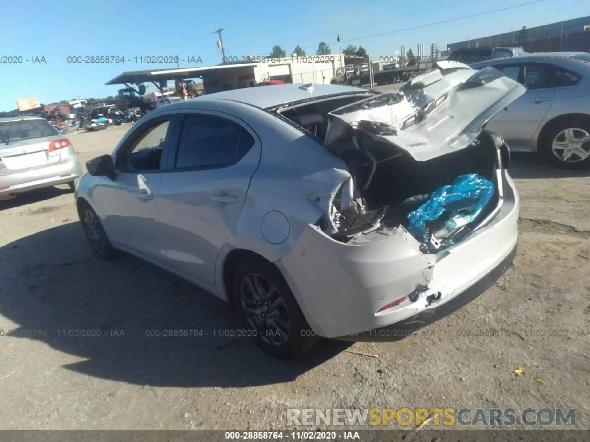 3 Photograph of a damaged car 3MYDLBYV7KY511039 TOYOTA YARIS SEDAN 2019