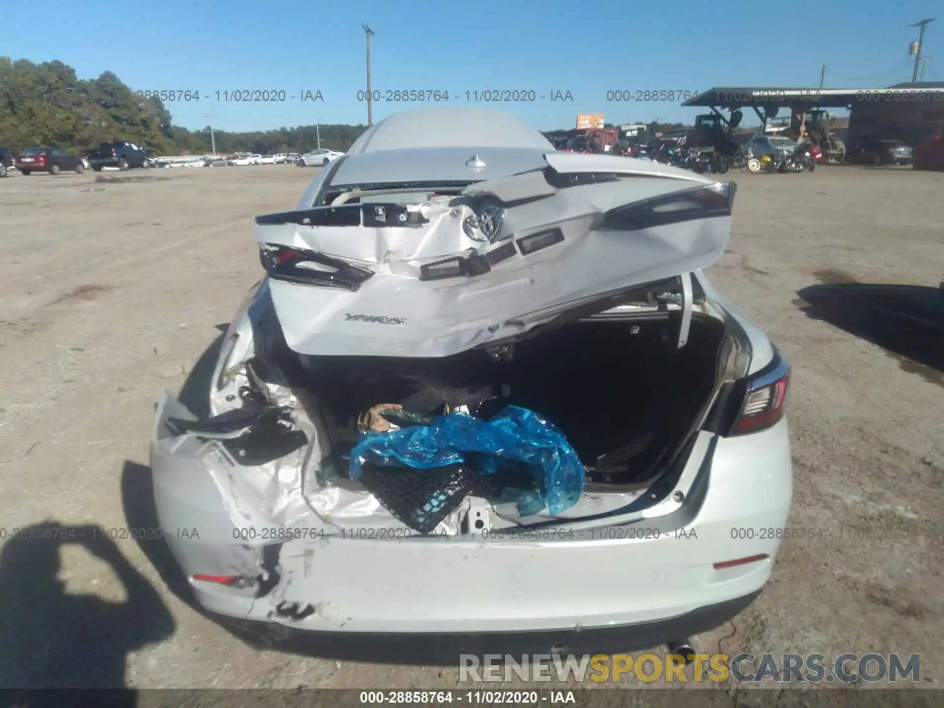 6 Photograph of a damaged car 3MYDLBYV7KY511039 TOYOTA YARIS SEDAN 2019