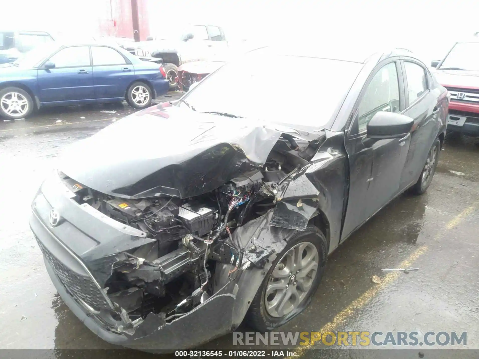 2 Photograph of a damaged car 3MYDLBYV7KY511333 TOYOTA YARIS SEDAN 2019