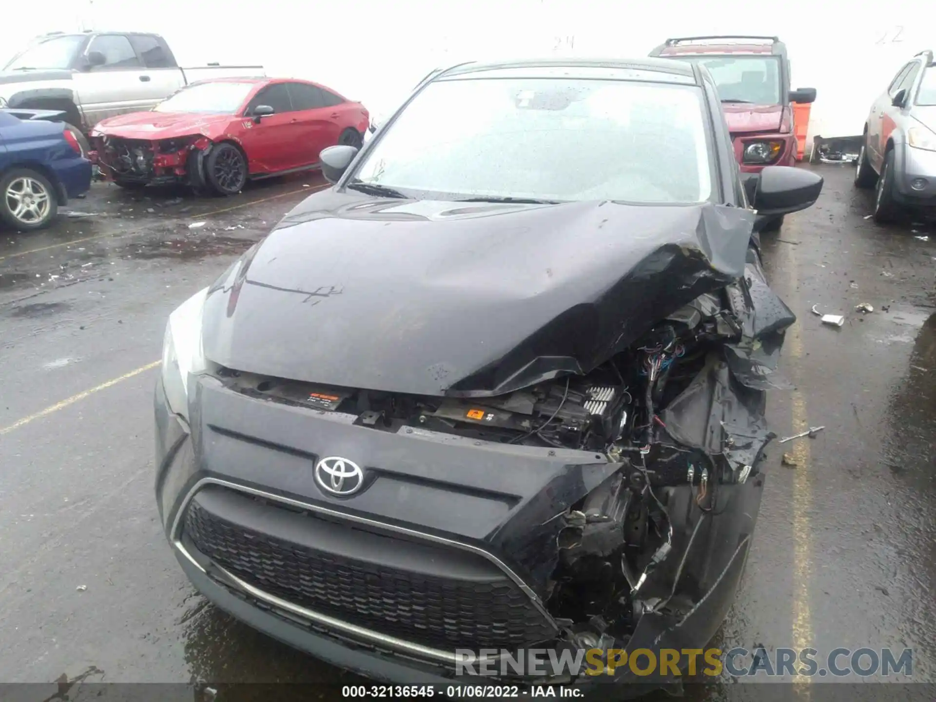 6 Photograph of a damaged car 3MYDLBYV7KY511333 TOYOTA YARIS SEDAN 2019