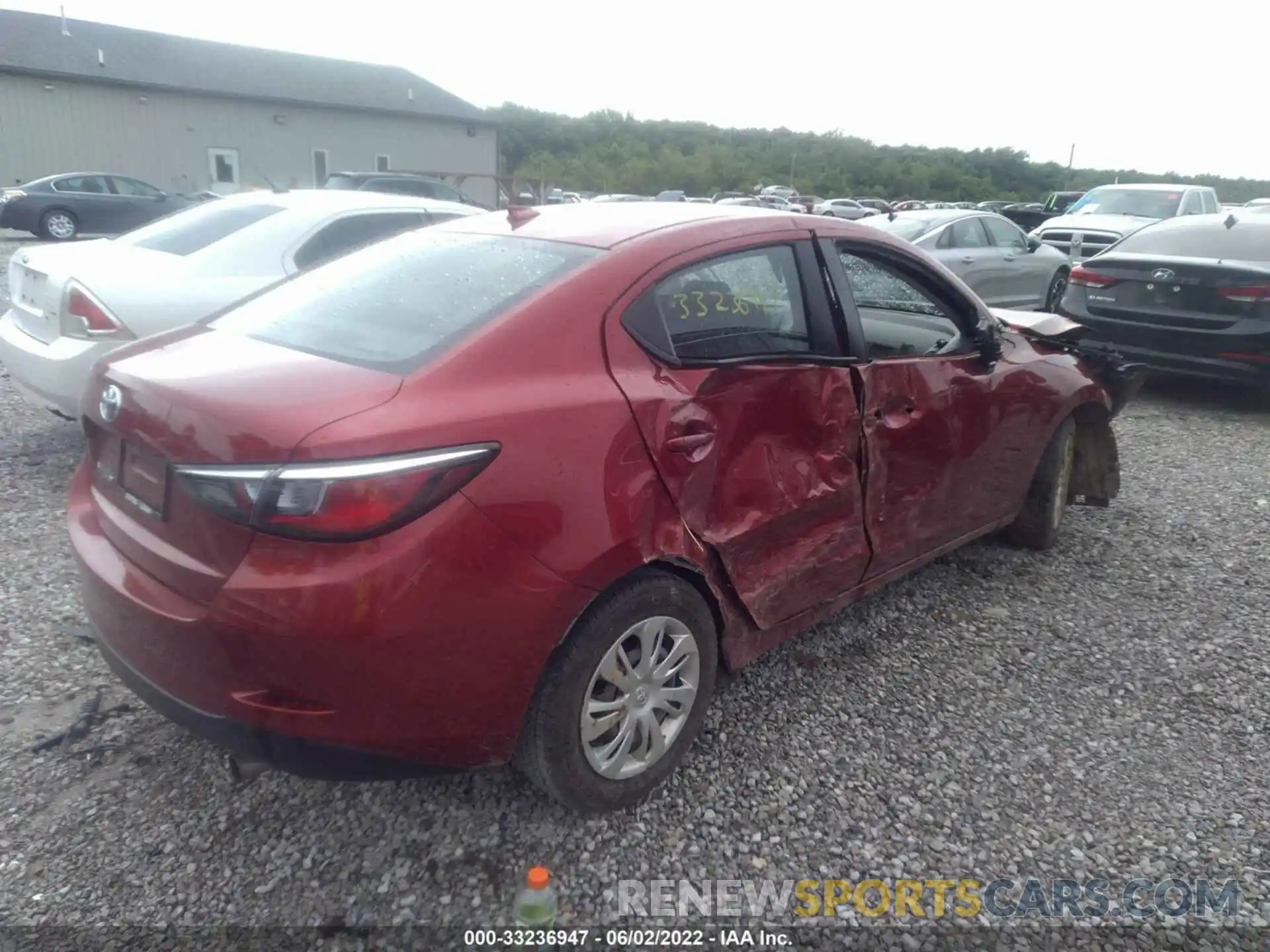 4 Photograph of a damaged car 3MYDLBYV7KY513695 TOYOTA YARIS SEDAN 2019