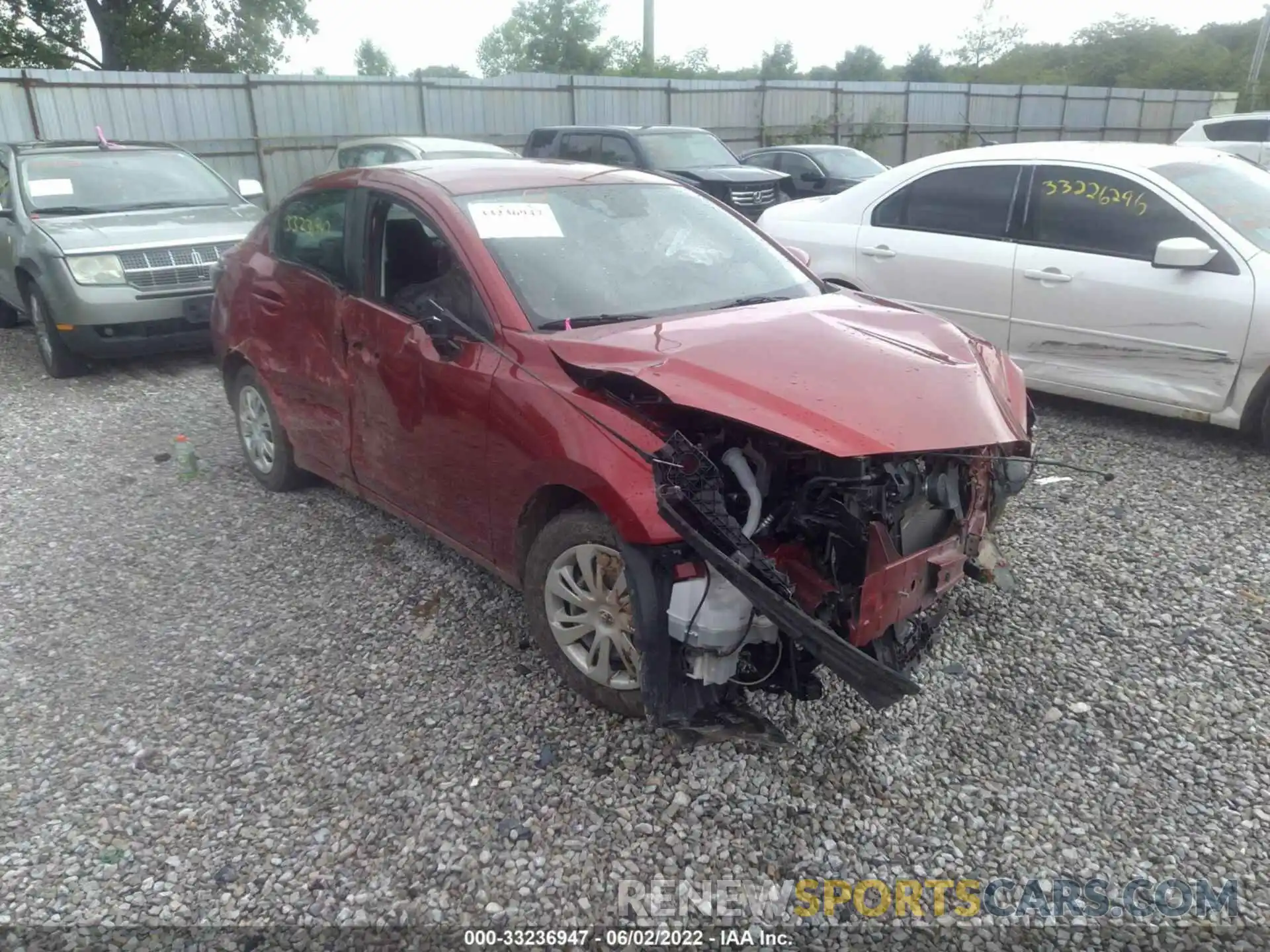 6 Photograph of a damaged car 3MYDLBYV7KY513695 TOYOTA YARIS SEDAN 2019