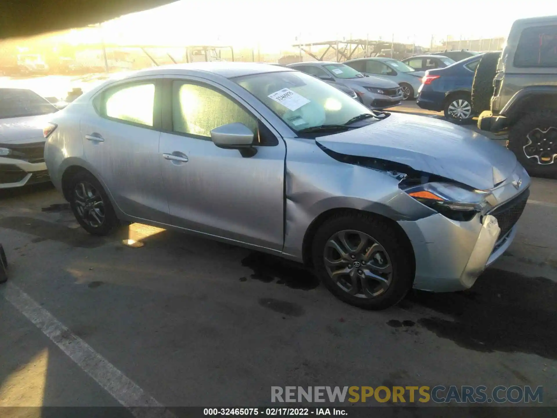 1 Photograph of a damaged car 3MYDLBYV7KY514491 TOYOTA YARIS SEDAN 2019