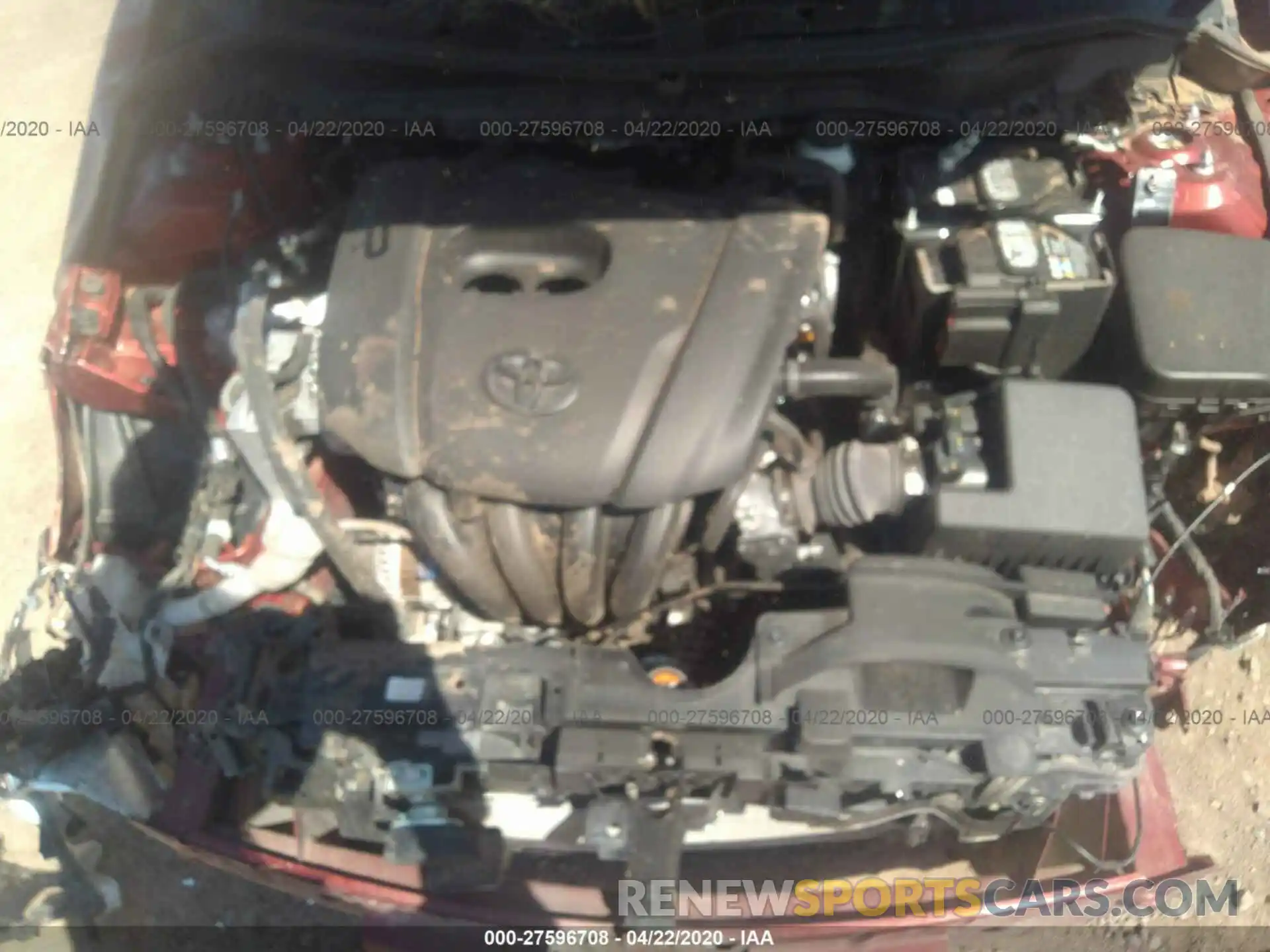 10 Photograph of a damaged car 3MYDLBYV7KY515060 TOYOTA YARIS SEDAN 2019