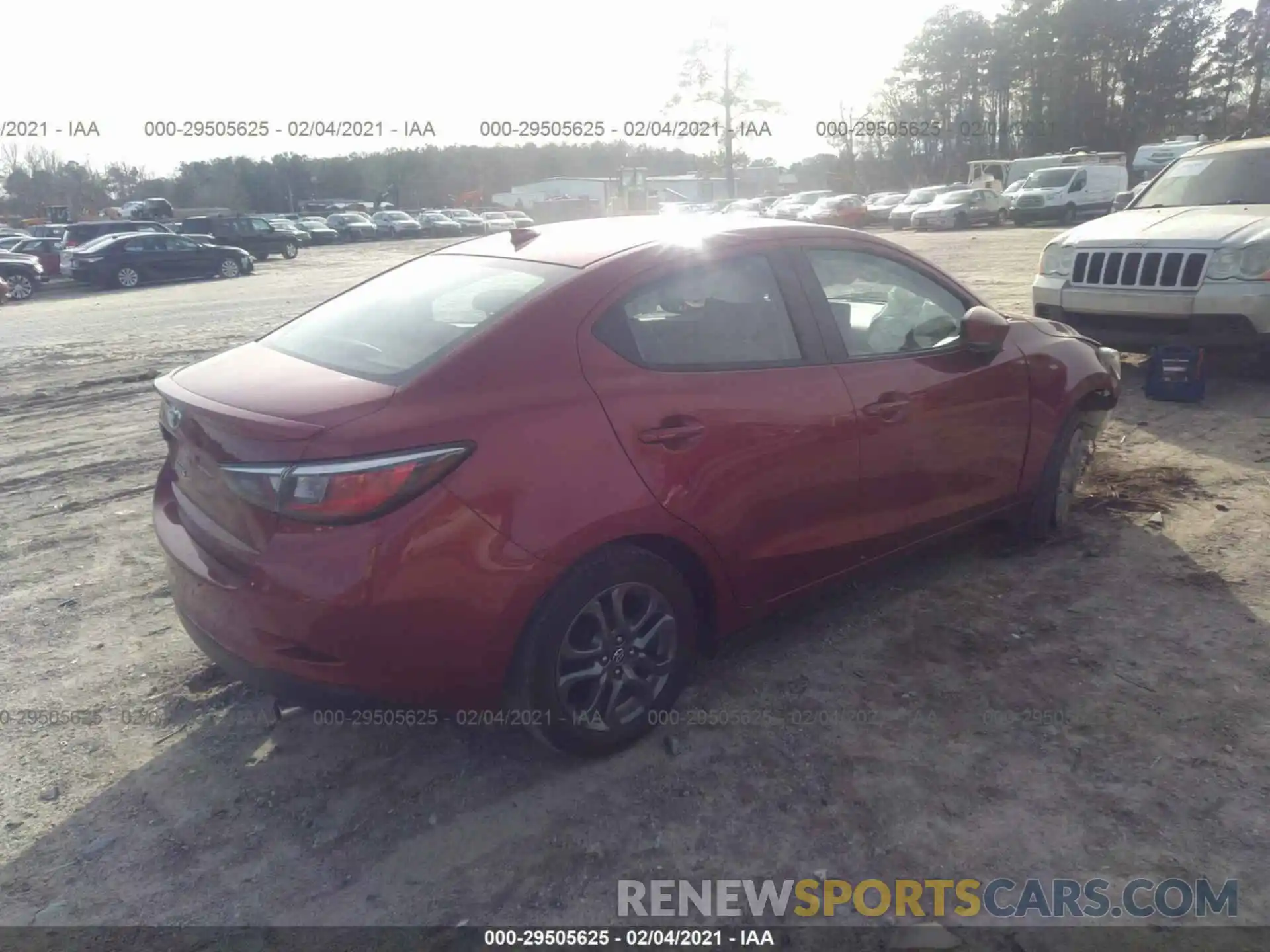 4 Photograph of a damaged car 3MYDLBYV7KY520310 TOYOTA YARIS SEDAN 2019