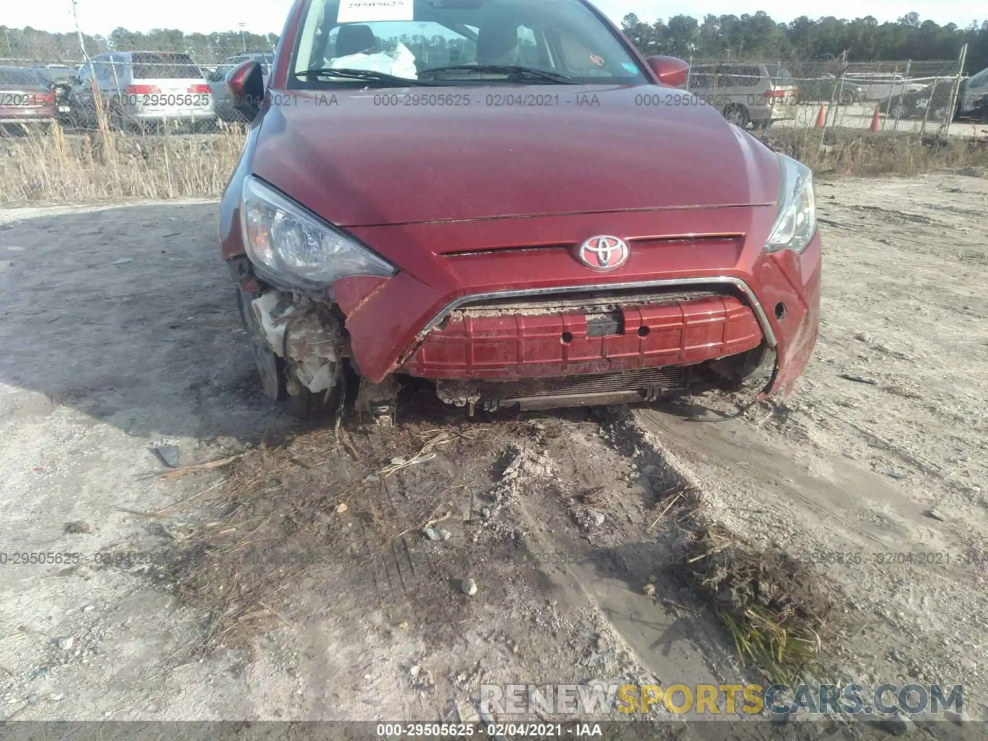 6 Photograph of a damaged car 3MYDLBYV7KY520310 TOYOTA YARIS SEDAN 2019