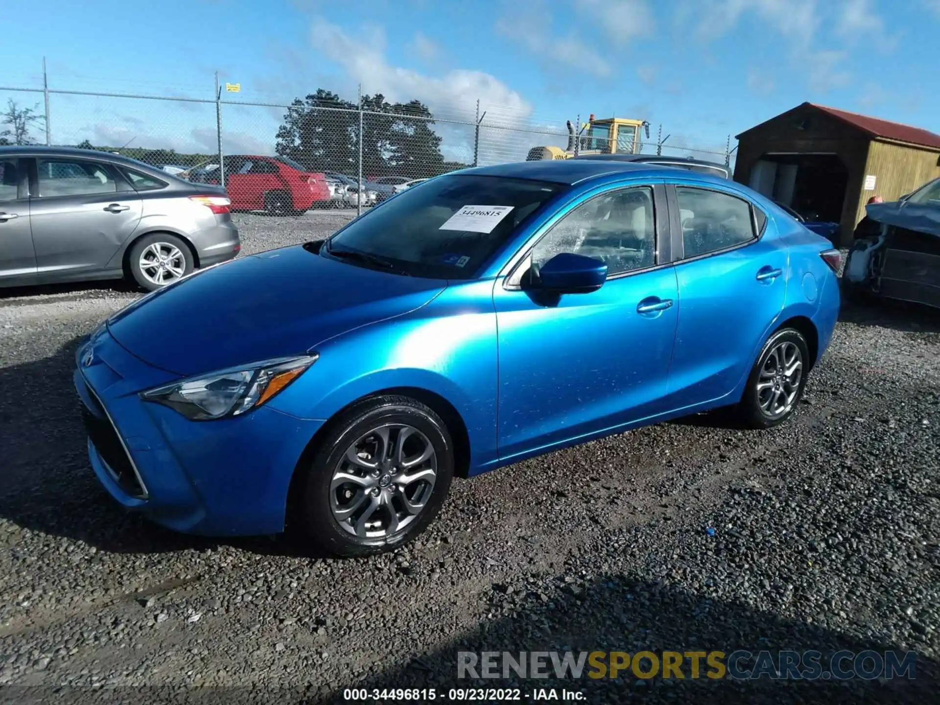 2 Photograph of a damaged car 3MYDLBYV7KY520646 TOYOTA YARIS SEDAN 2019