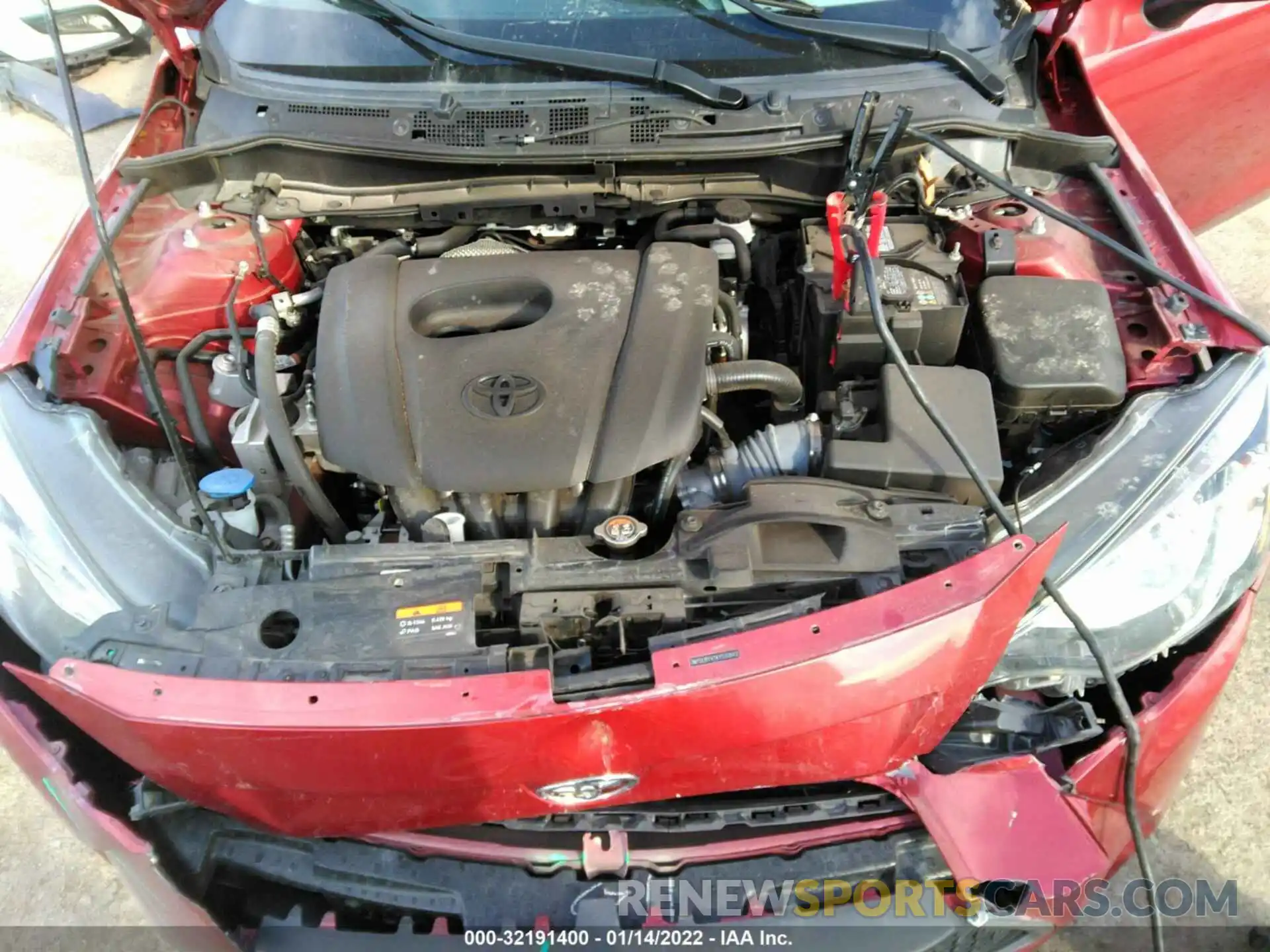 10 Photograph of a damaged car 3MYDLBYV7KY520842 TOYOTA YARIS SEDAN 2019