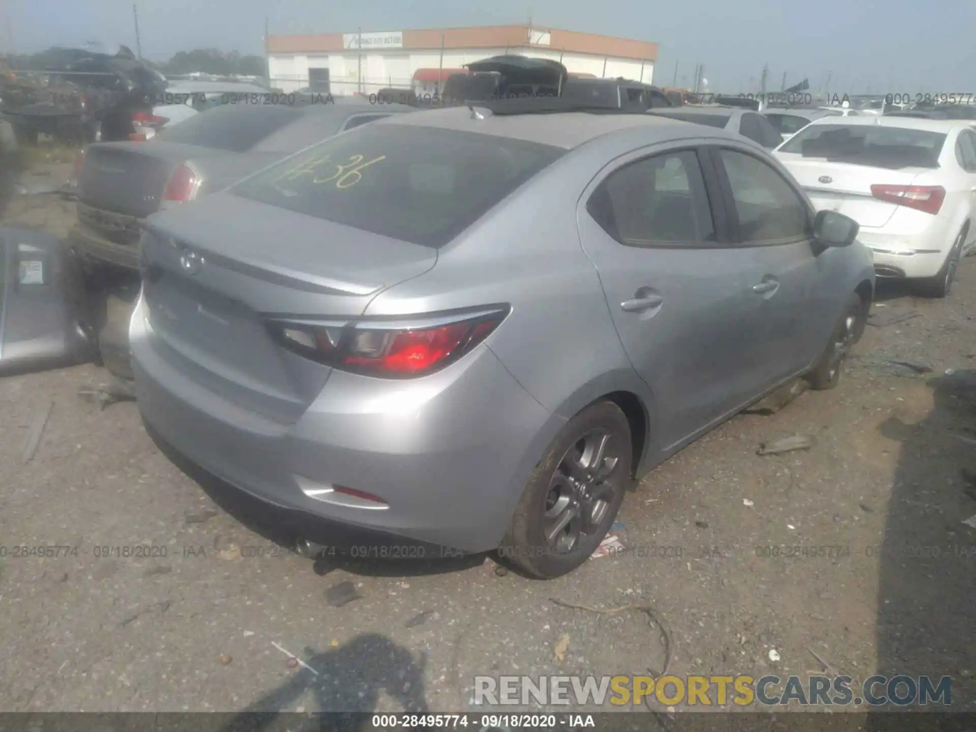 4 Photograph of a damaged car 3MYDLBYV7KY521179 TOYOTA YARIS SEDAN 2019