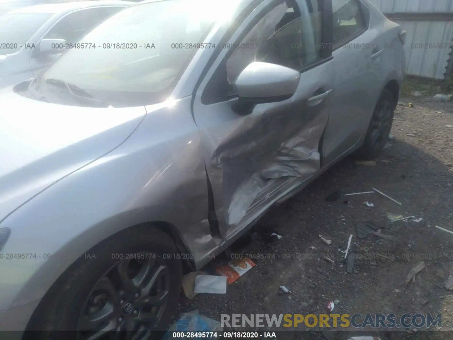 6 Photograph of a damaged car 3MYDLBYV7KY521179 TOYOTA YARIS SEDAN 2019