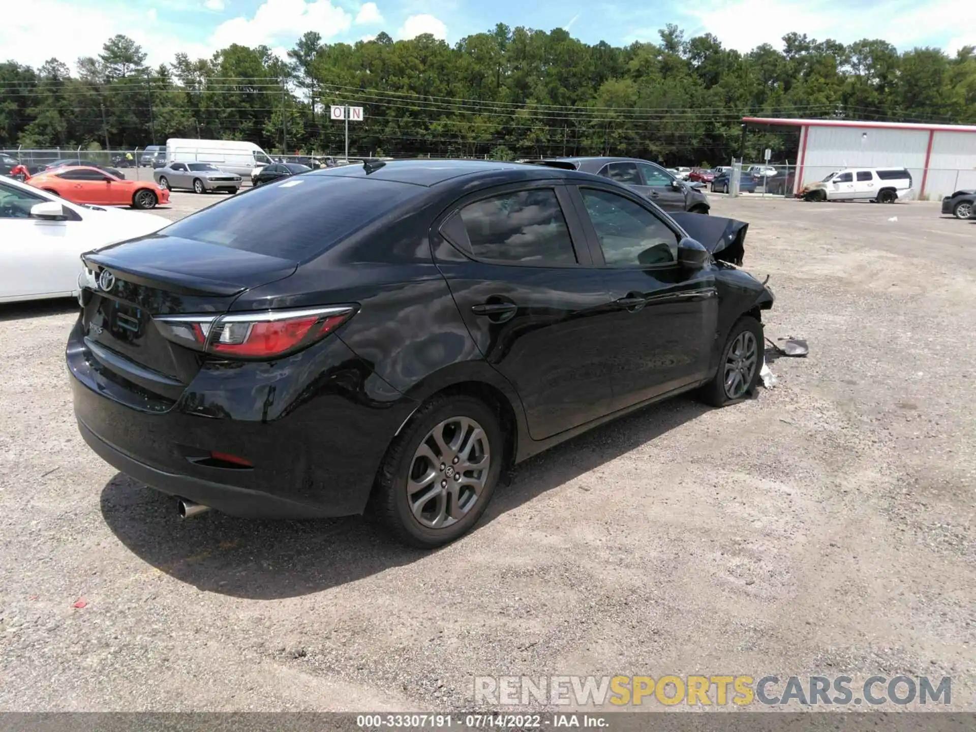 4 Photograph of a damaged car 3MYDLBYV7KY521246 TOYOTA YARIS SEDAN 2019