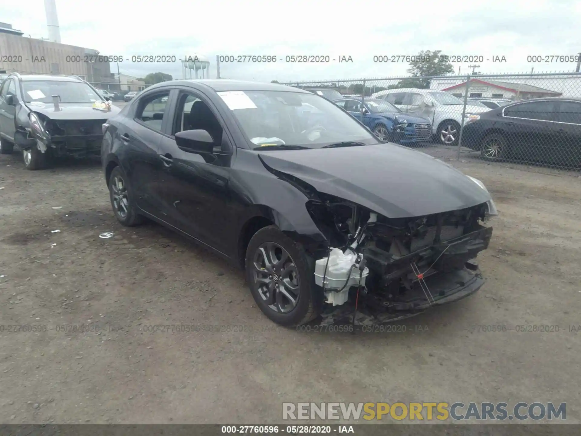 1 Photograph of a damaged car 3MYDLBYV7KY523479 TOYOTA YARIS SEDAN 2019