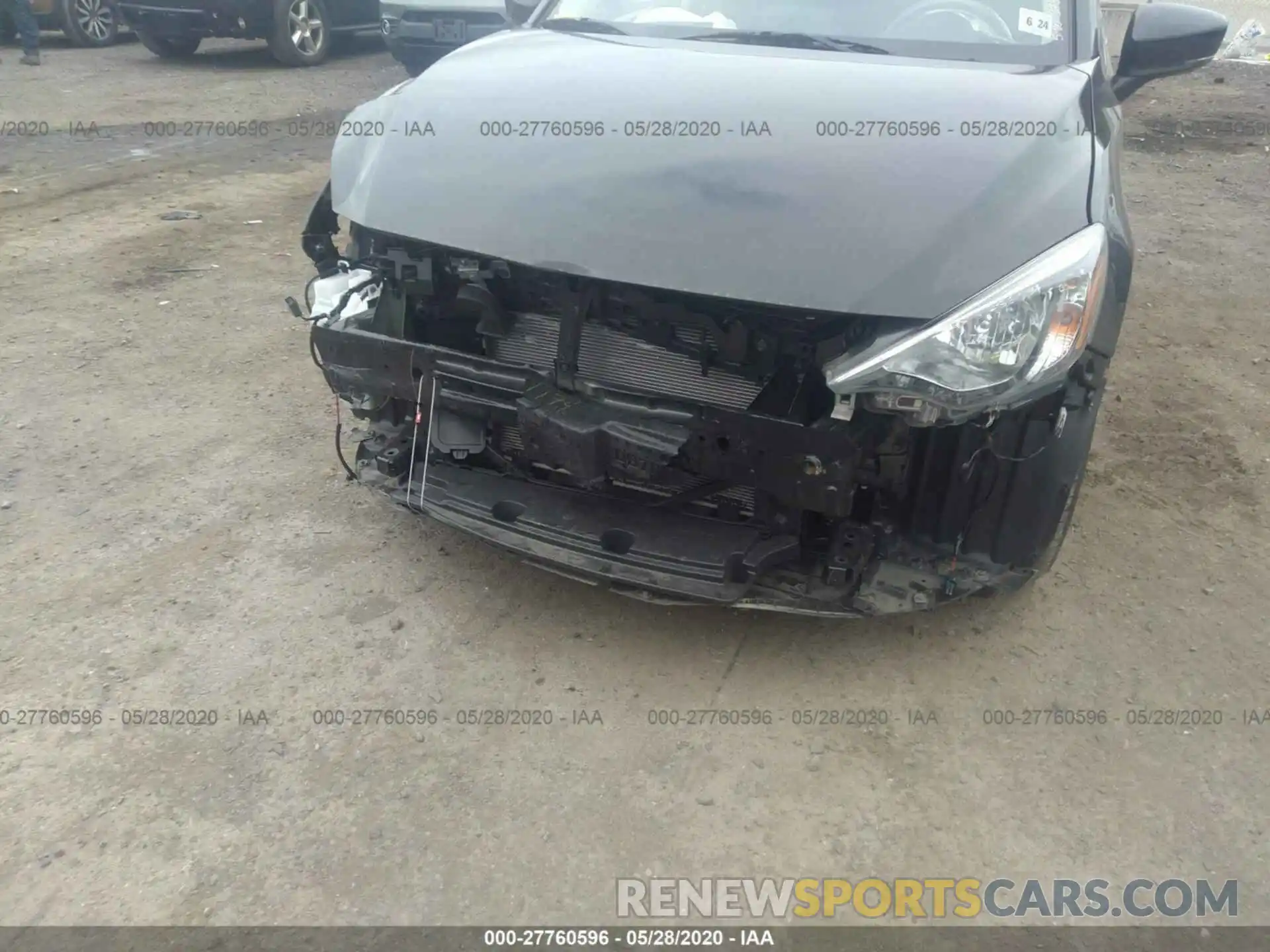 6 Photograph of a damaged car 3MYDLBYV7KY523479 TOYOTA YARIS SEDAN 2019