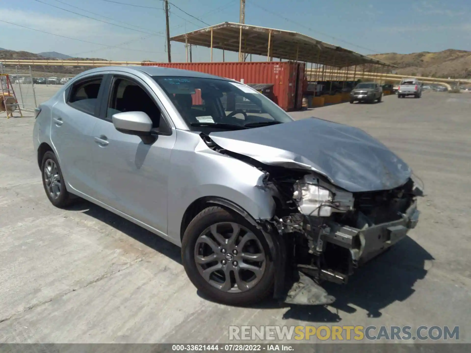 1 Photograph of a damaged car 3MYDLBYV7KY524745 TOYOTA YARIS SEDAN 2019