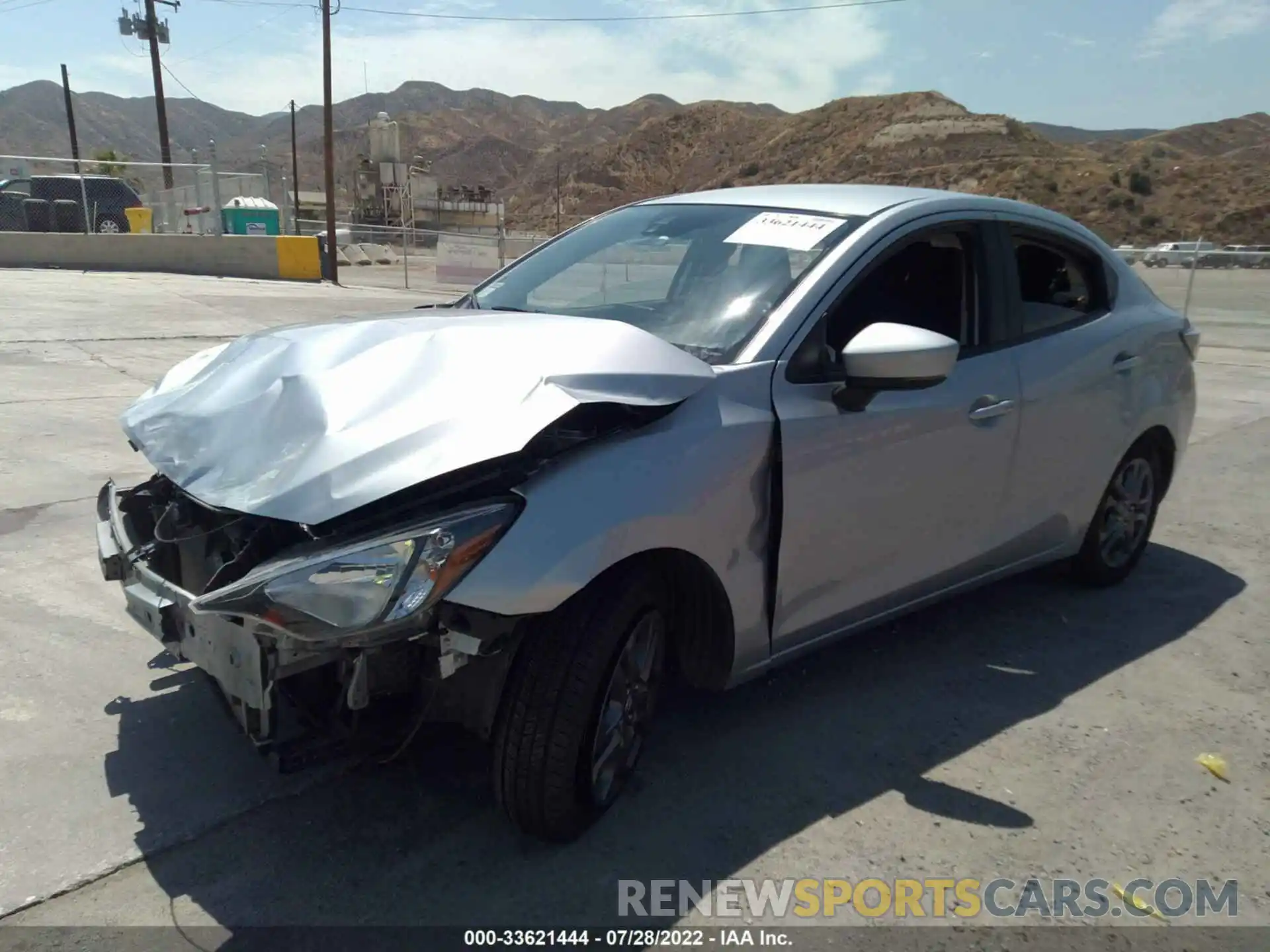 2 Photograph of a damaged car 3MYDLBYV7KY524745 TOYOTA YARIS SEDAN 2019