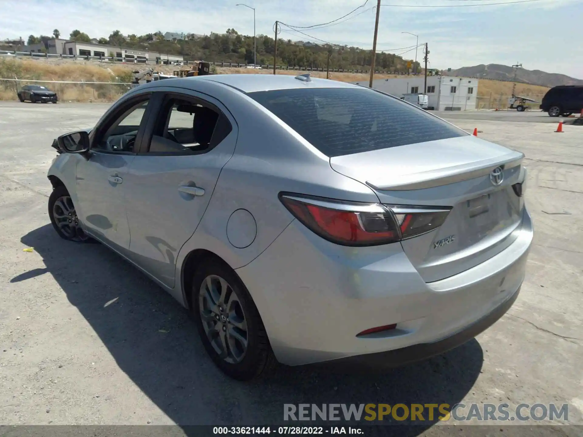 3 Photograph of a damaged car 3MYDLBYV7KY524745 TOYOTA YARIS SEDAN 2019