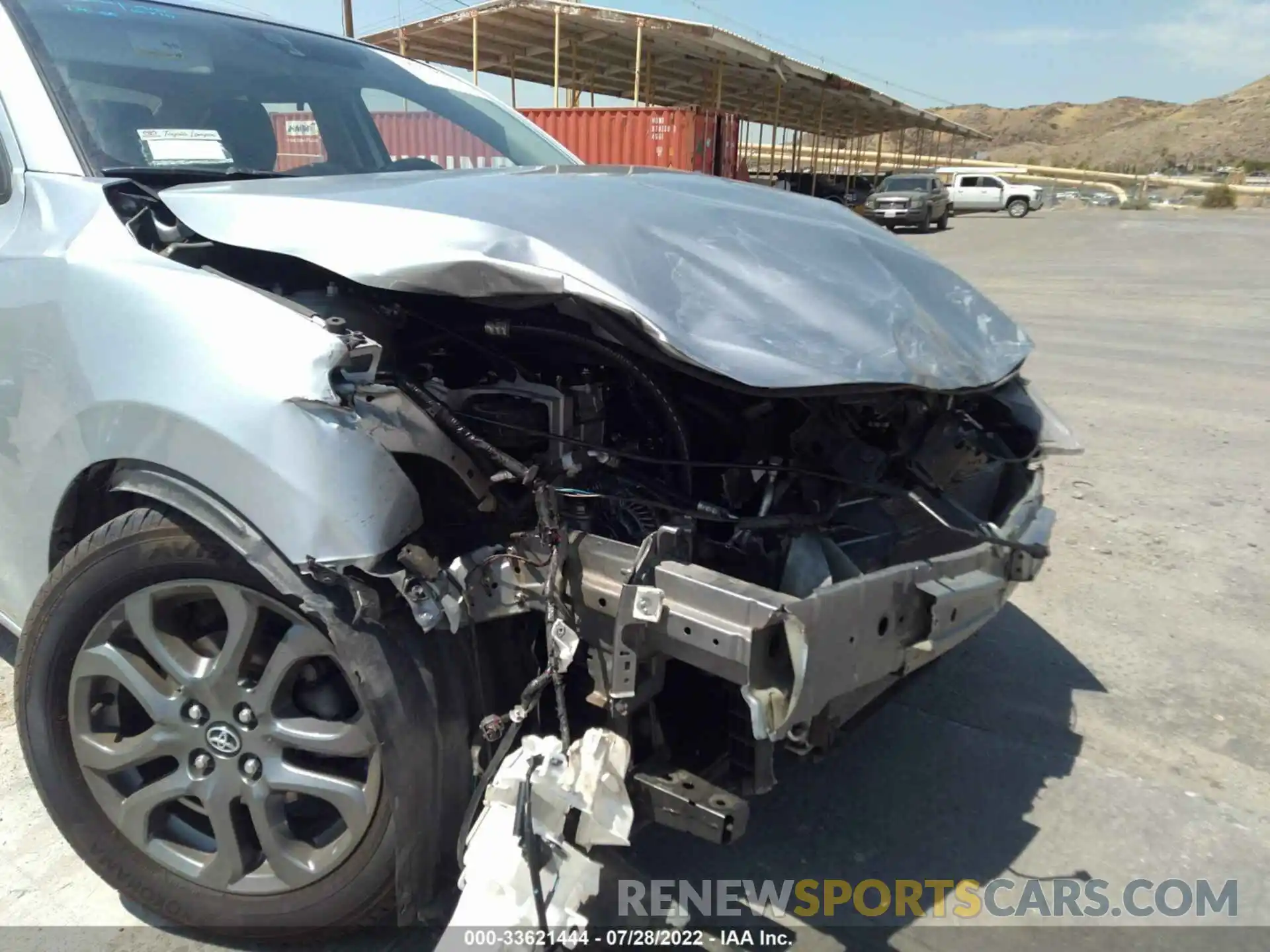 6 Photograph of a damaged car 3MYDLBYV7KY524745 TOYOTA YARIS SEDAN 2019