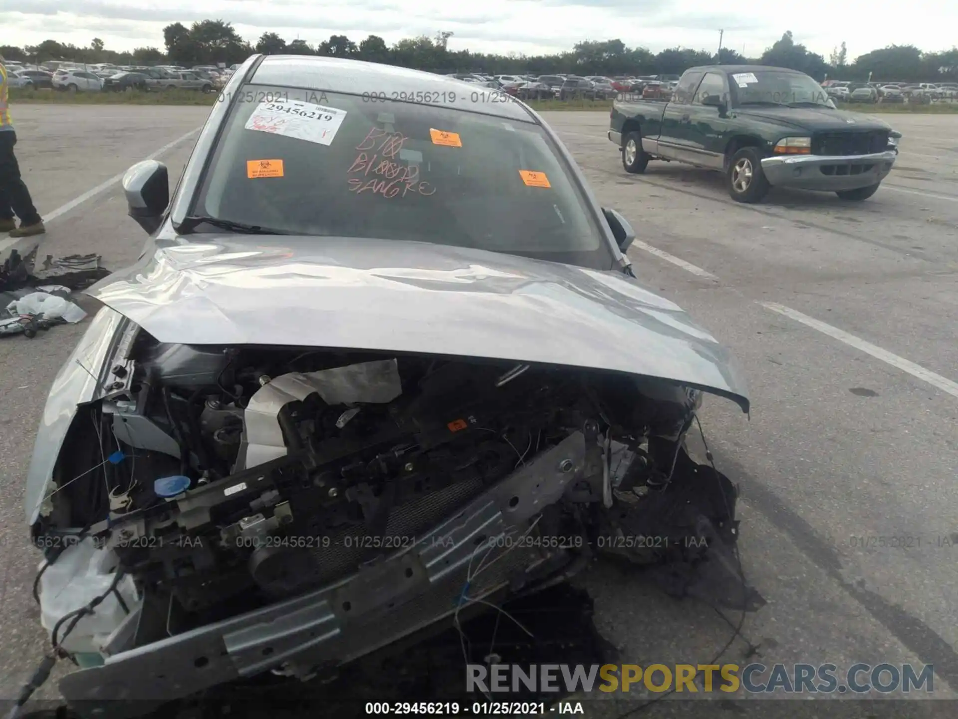 6 Photograph of a damaged car 3MYDLBYV7KY524907 TOYOTA YARIS SEDAN 2019