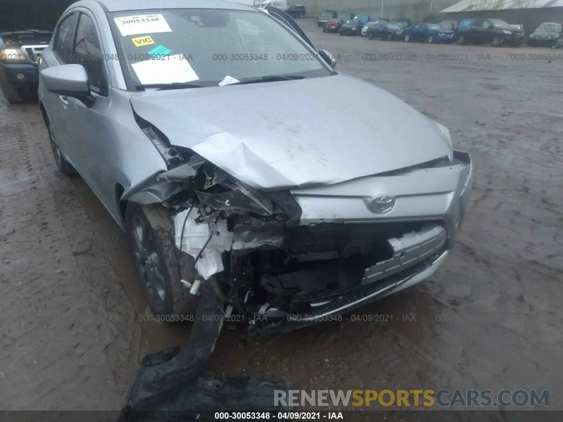 6 Photograph of a damaged car 3MYDLBYV7KY526009 TOYOTA YARIS SEDAN 2019