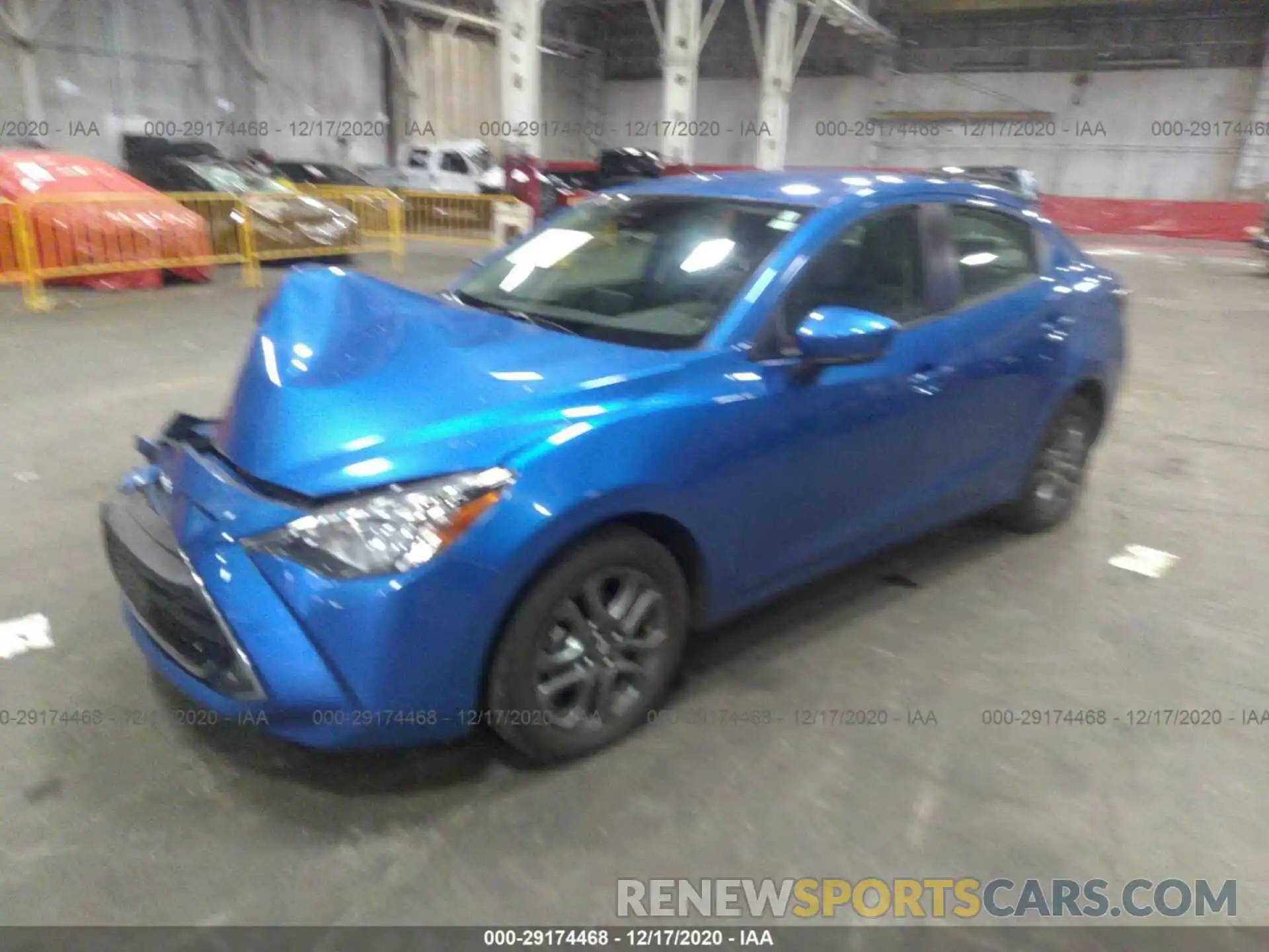 2 Photograph of a damaged car 3MYDLBYV7KY526429 TOYOTA YARIS SEDAN 2019