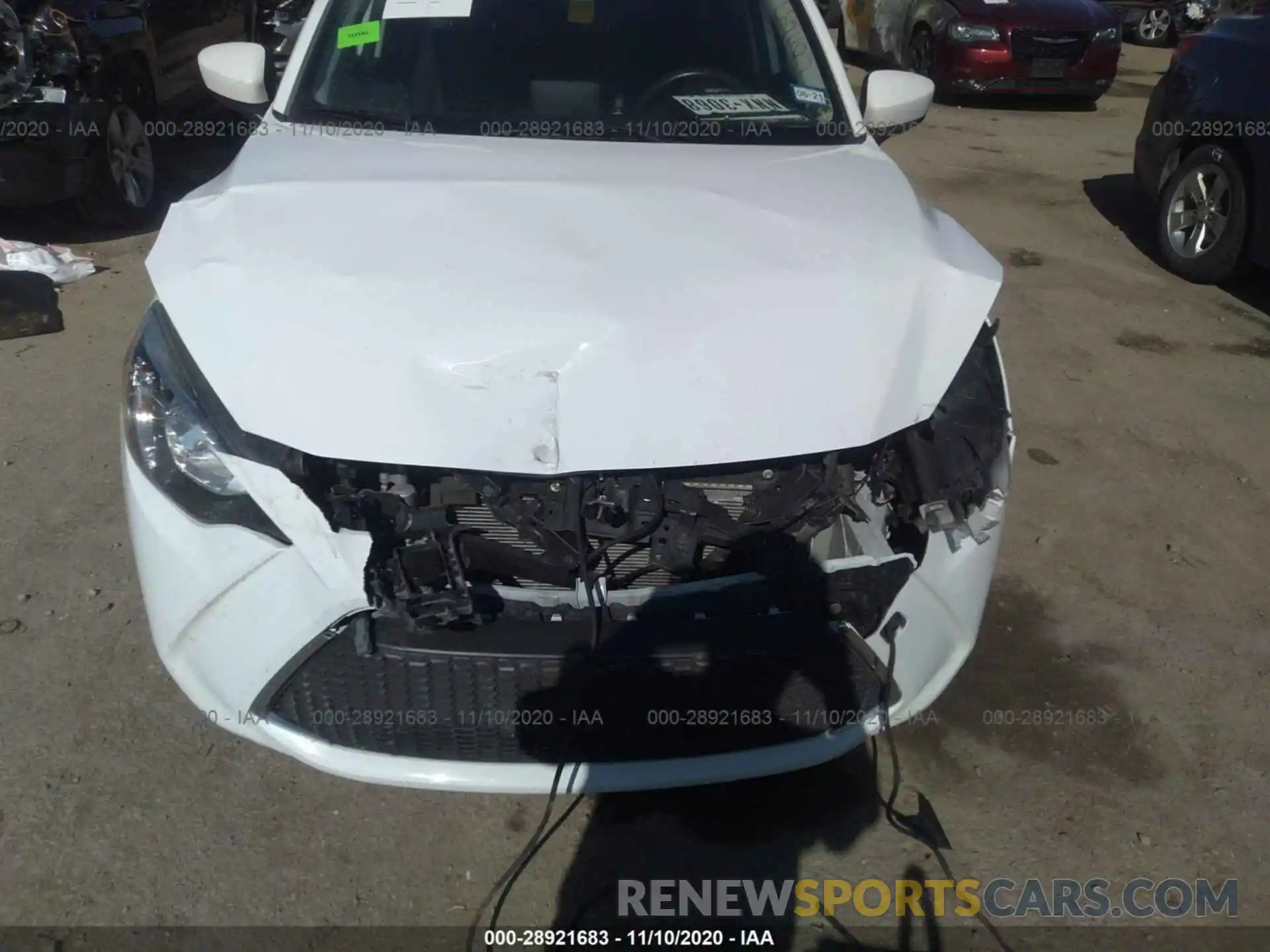 6 Photograph of a damaged car 3MYDLBYV7KY526818 TOYOTA YARIS SEDAN 2019