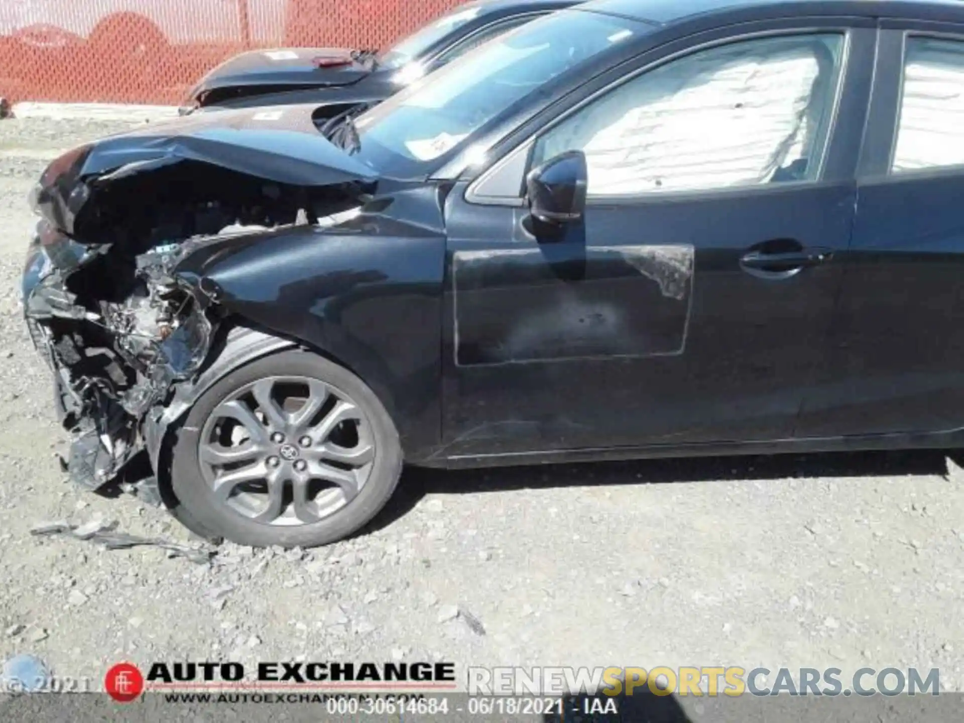 2 Photograph of a damaged car 3MYDLBYV7KY527113 TOYOTA YARIS SEDAN 2019