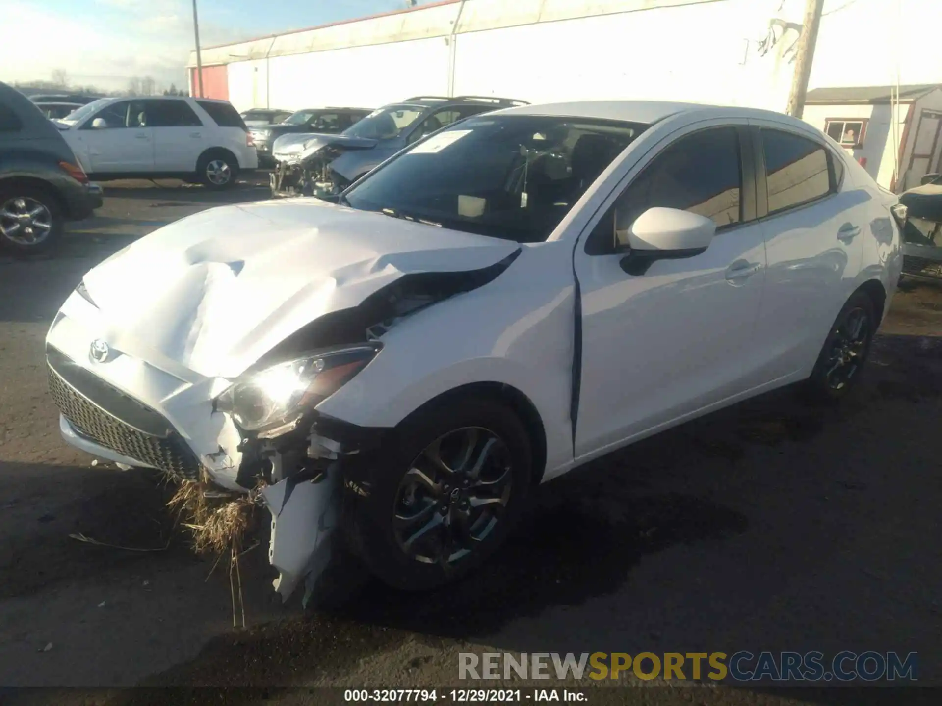 2 Photograph of a damaged car 3MYDLBYV8KY504763 TOYOTA YARIS SEDAN 2019