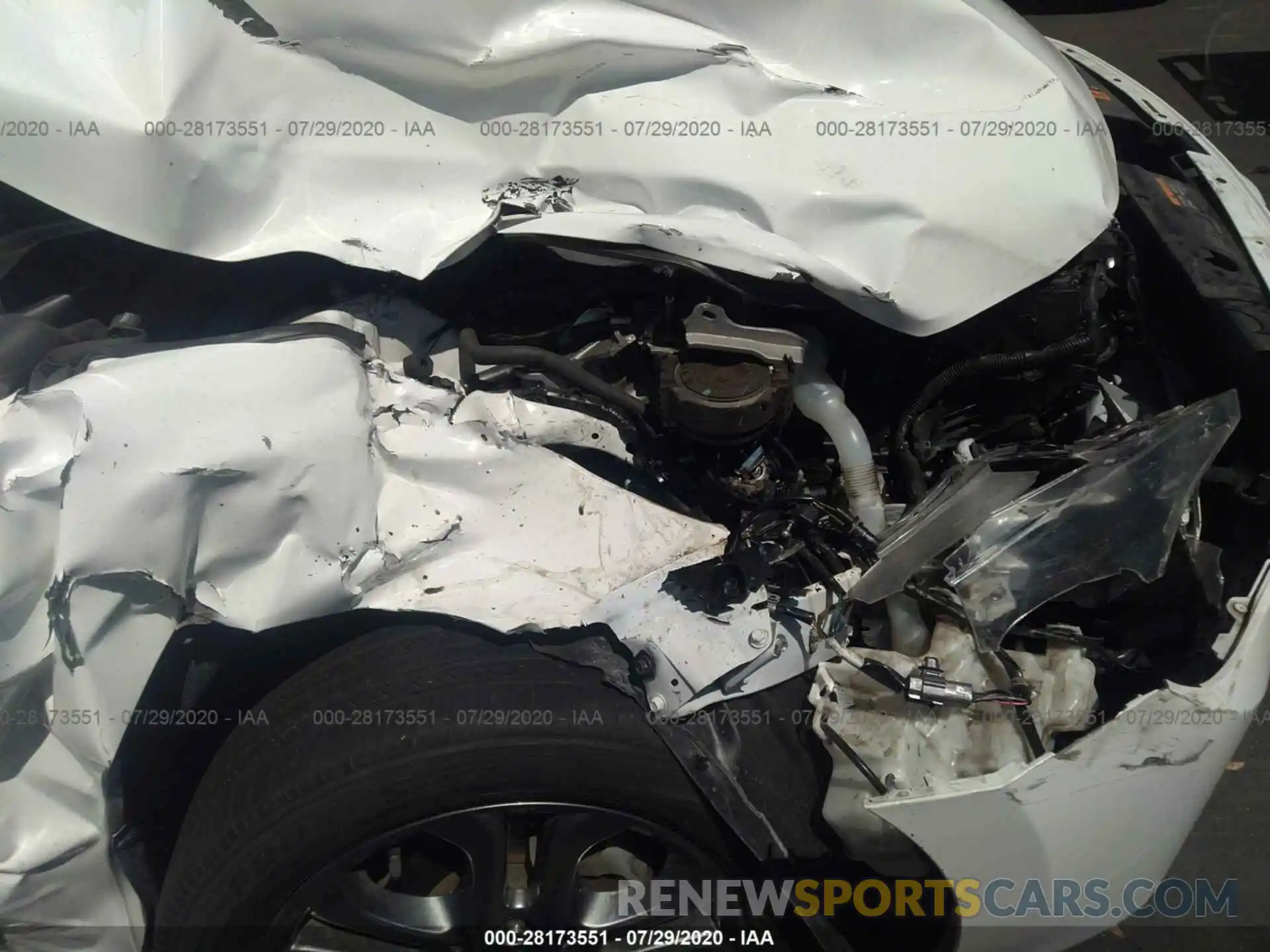 10 Photograph of a damaged car 3MYDLBYV8KY504777 TOYOTA YARIS SEDAN 2019