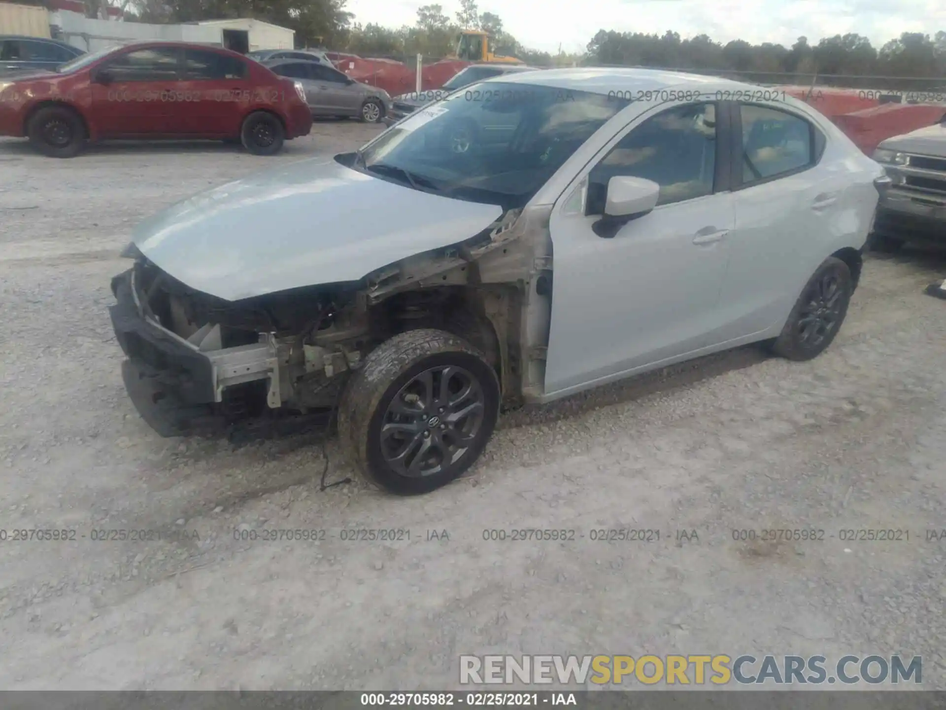 2 Photograph of a damaged car 3MYDLBYV8KY510319 TOYOTA YARIS SEDAN 2019