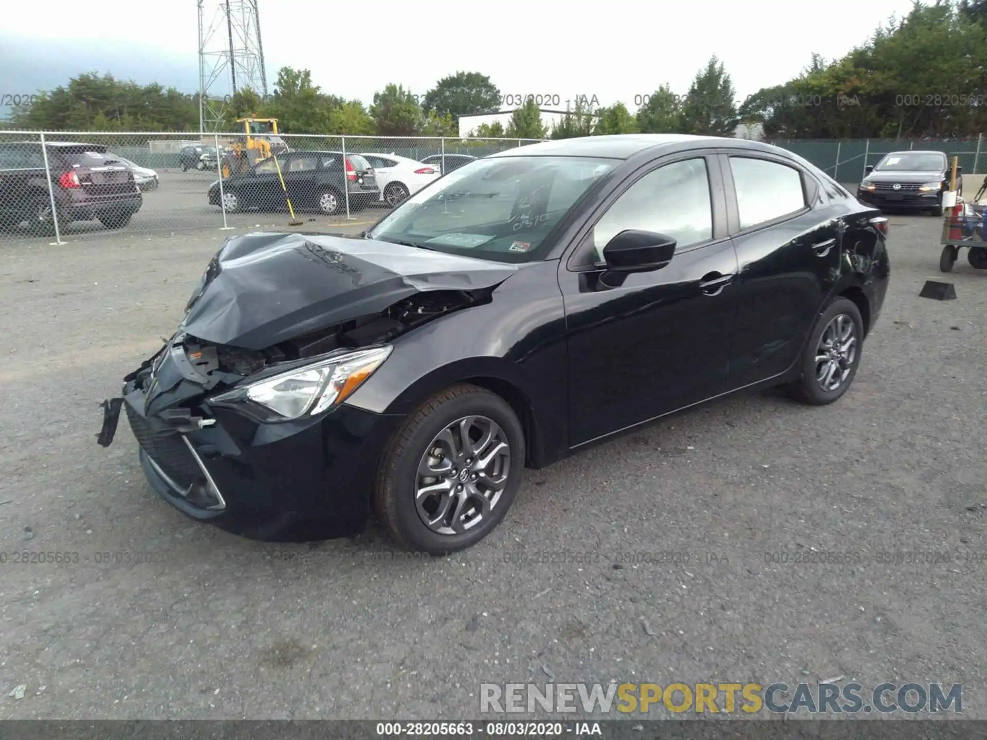 2 Photograph of a damaged car 3MYDLBYV8KY510370 TOYOTA YARIS SEDAN 2019