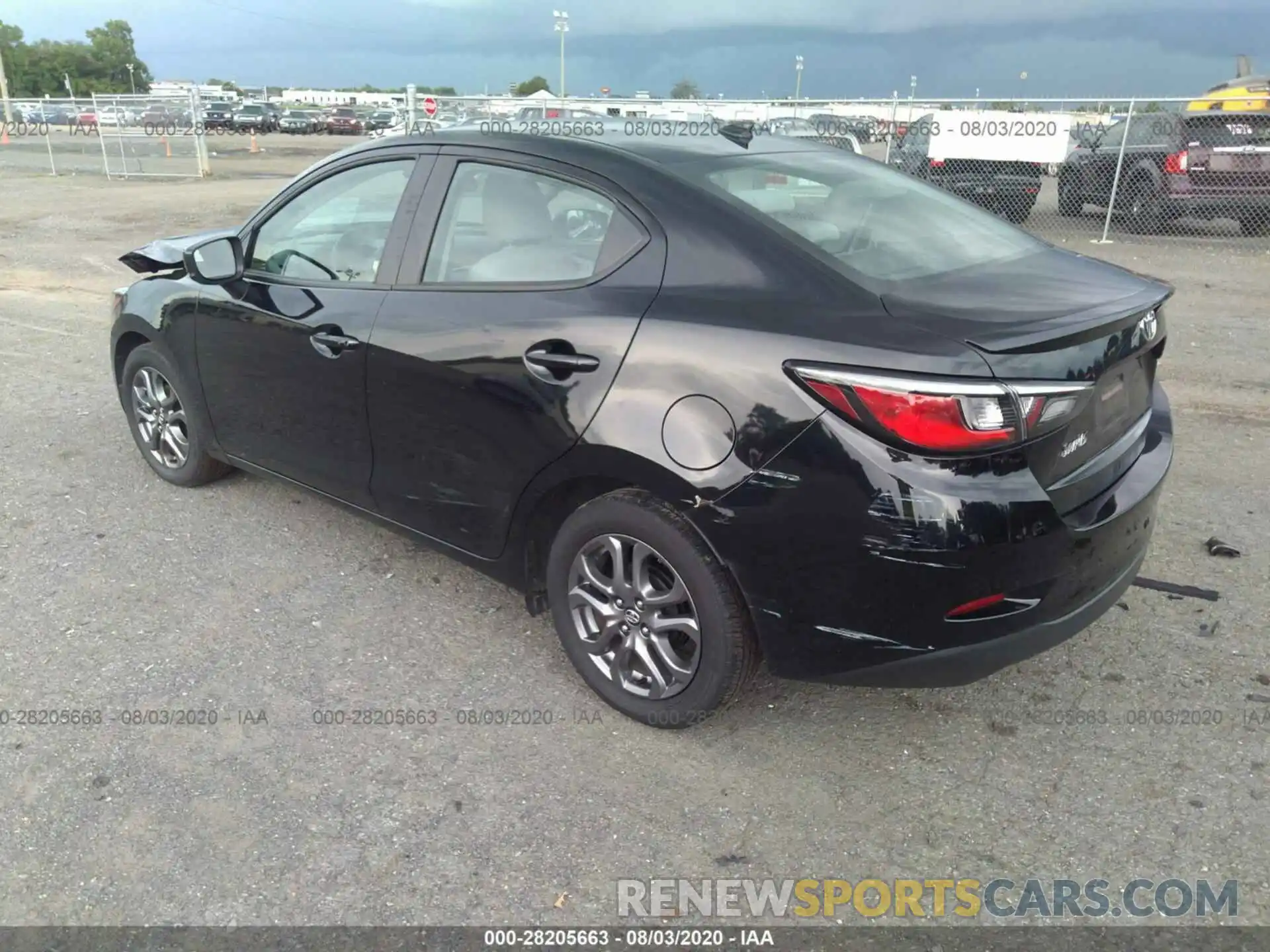 3 Photograph of a damaged car 3MYDLBYV8KY510370 TOYOTA YARIS SEDAN 2019