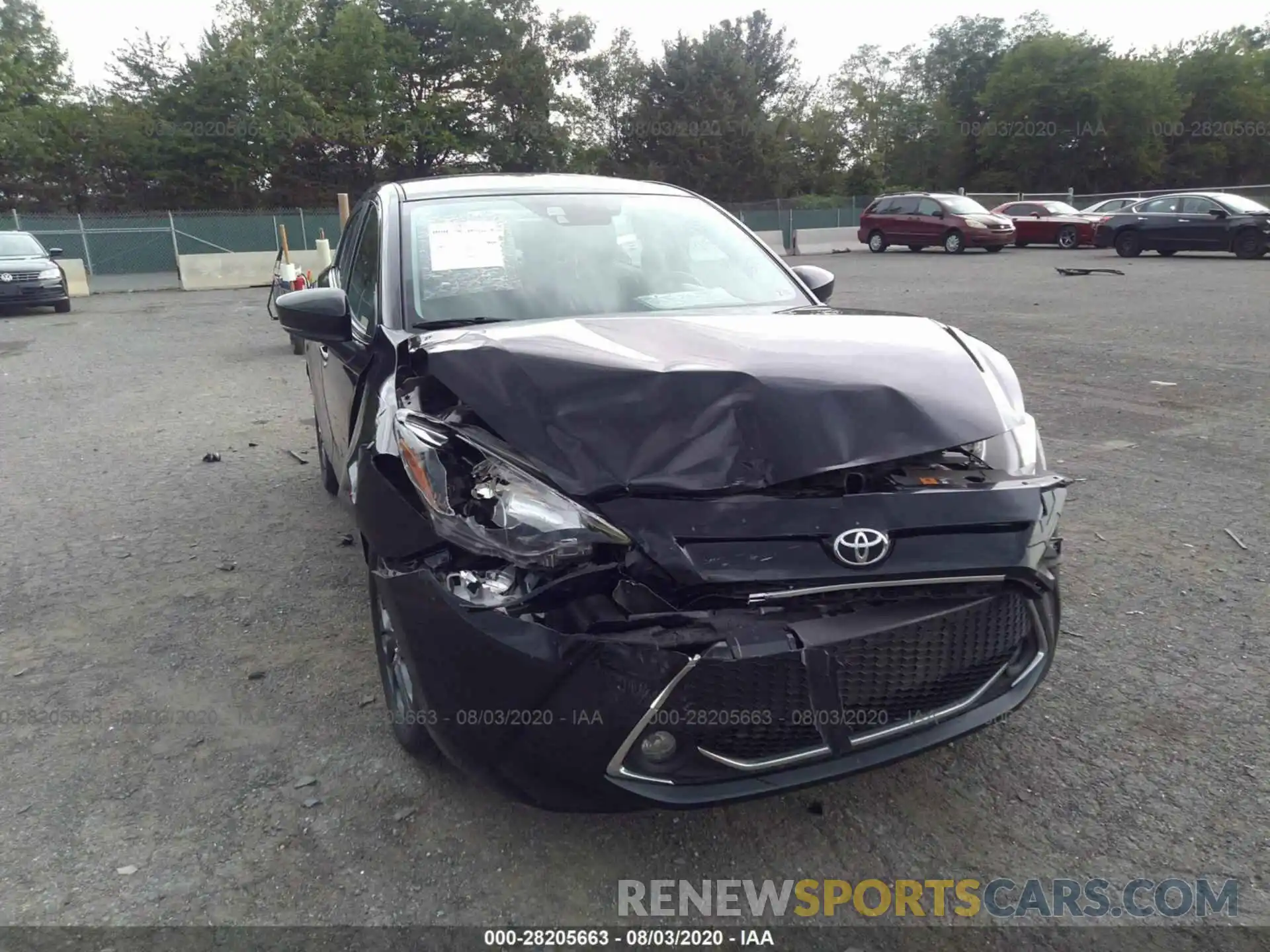 6 Photograph of a damaged car 3MYDLBYV8KY510370 TOYOTA YARIS SEDAN 2019